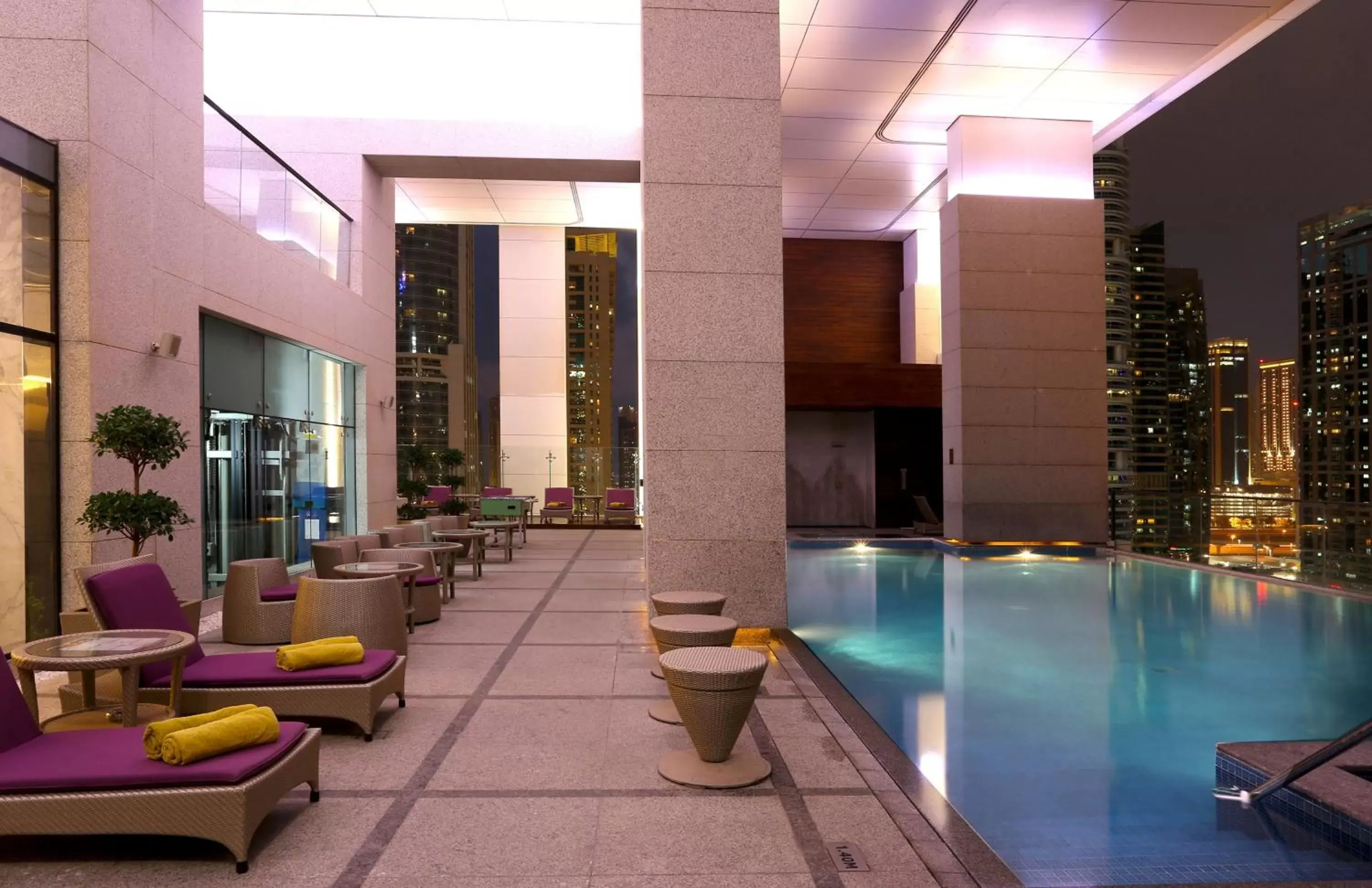 View (from property/room), Swimming Pool in voco - Bonnington Dubai, an IHG Hotel