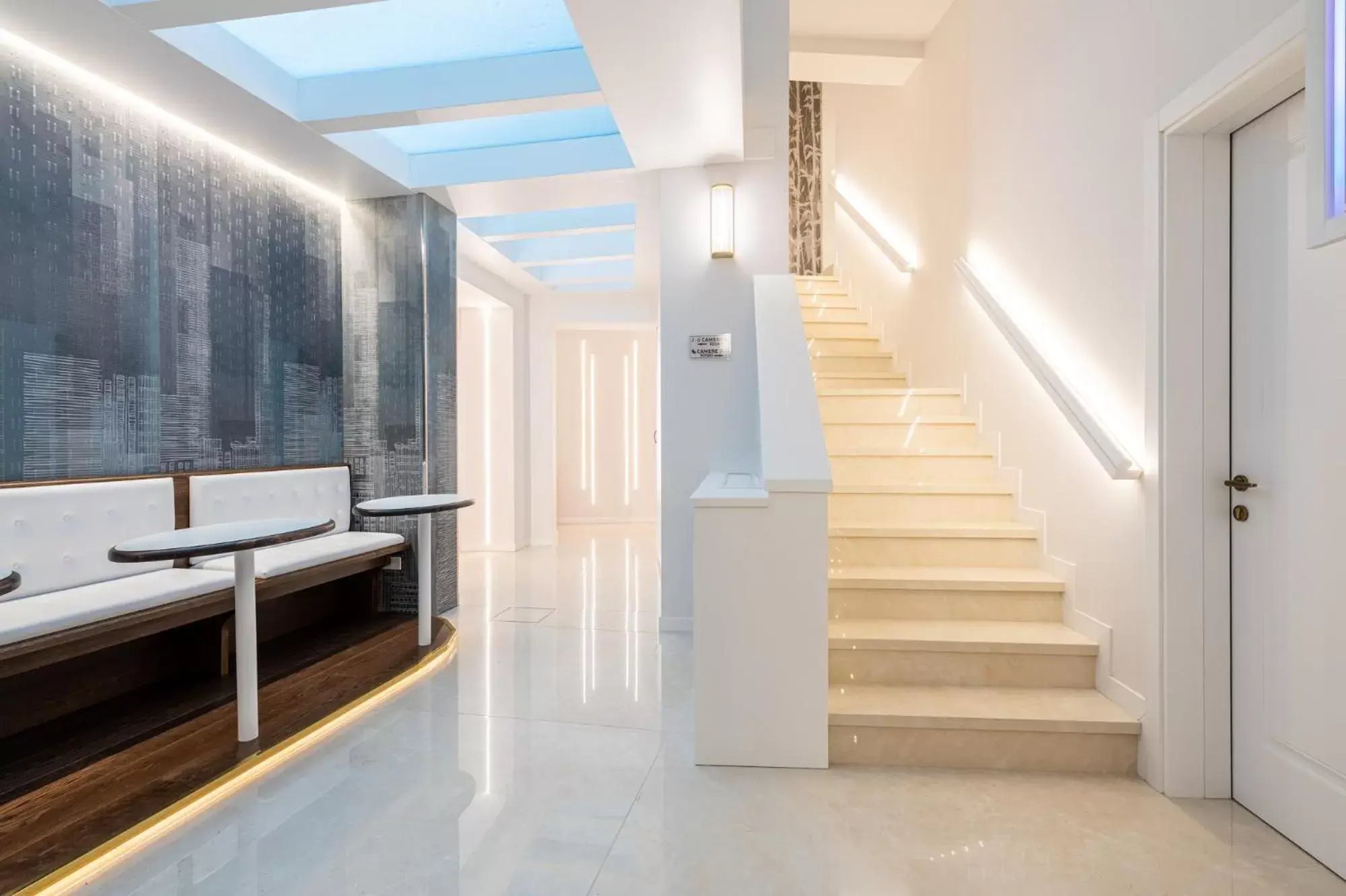 Seating area, Bathroom in Petit Hotel