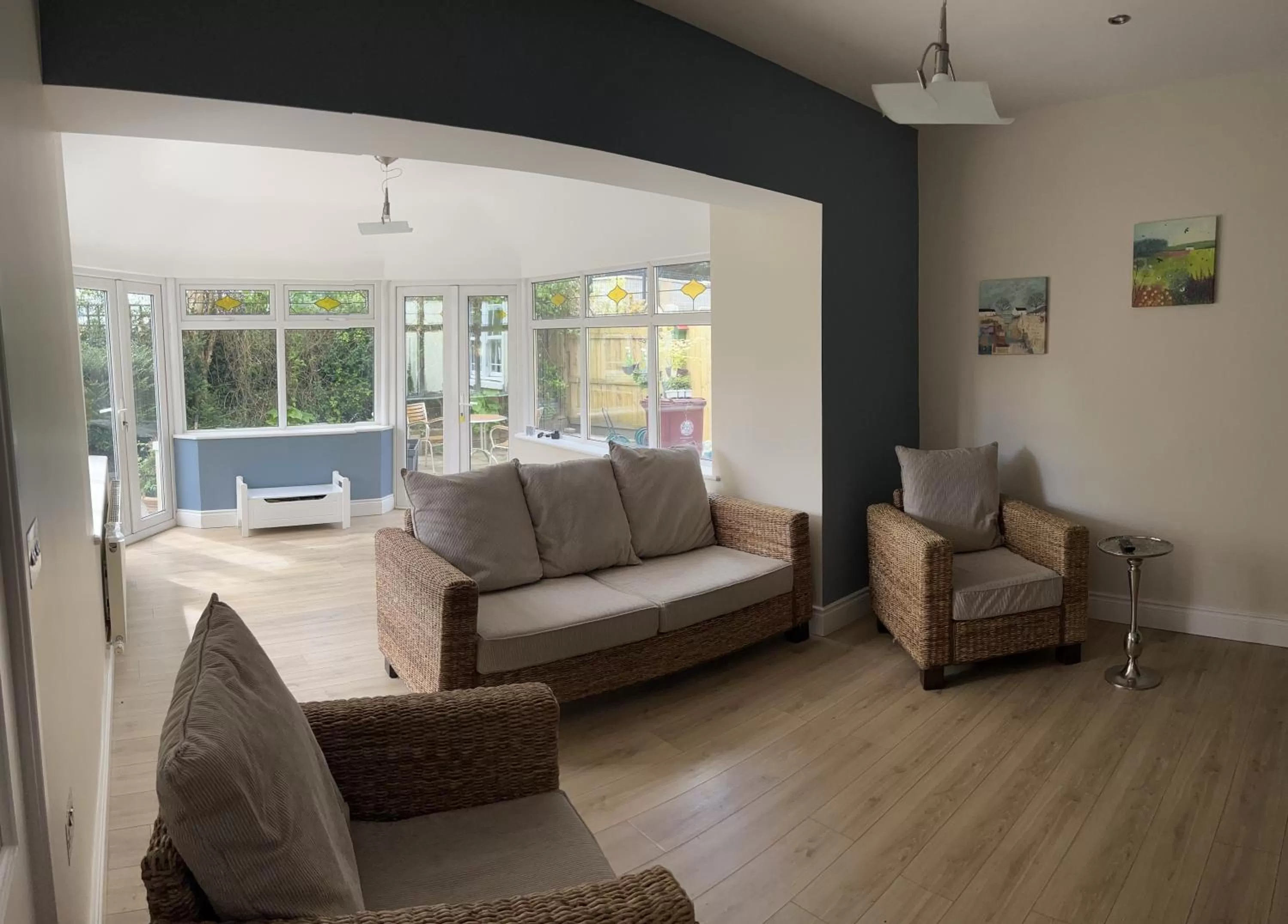 Seating Area in clover cottage