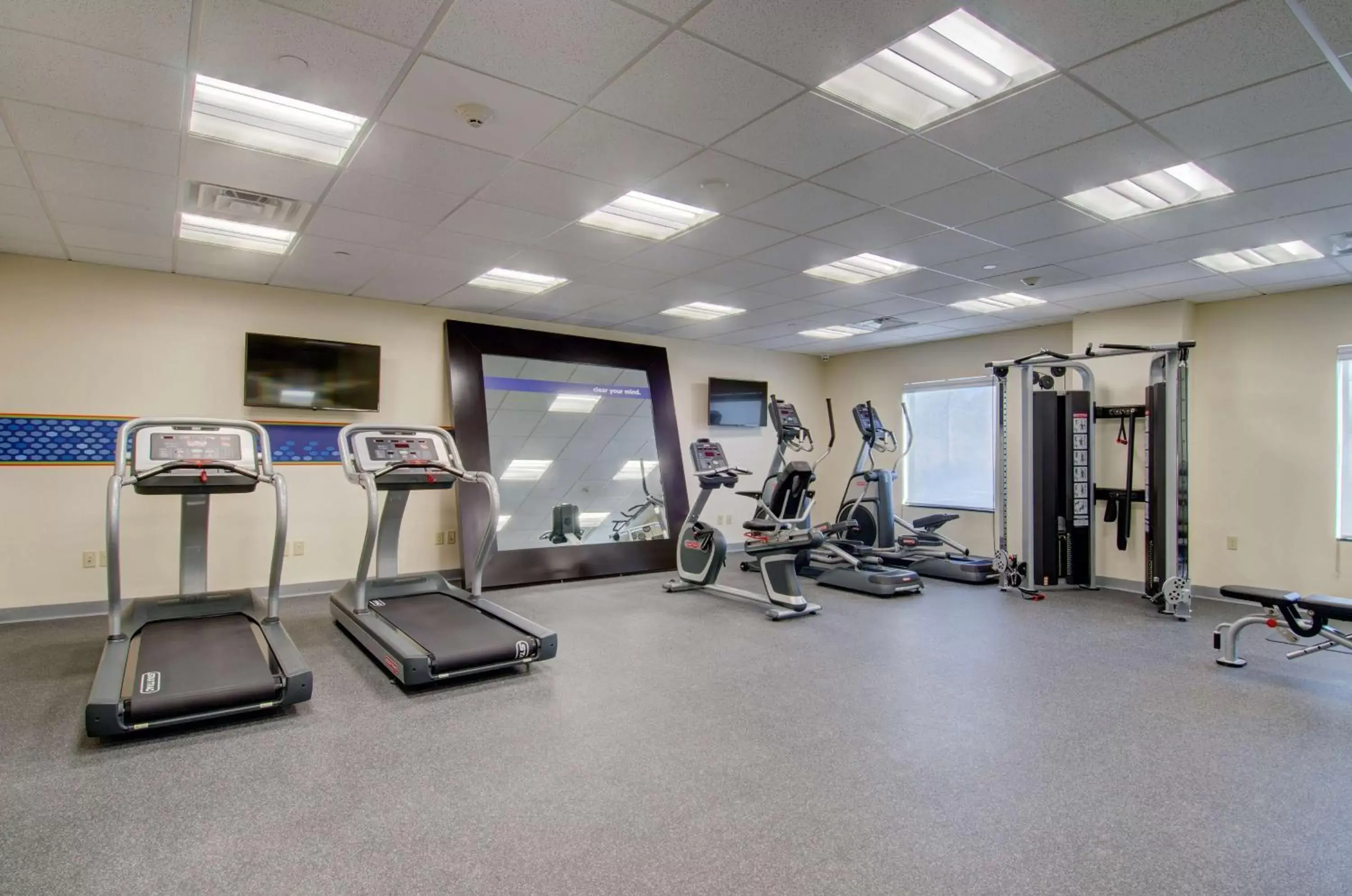 Fitness centre/facilities, Fitness Center/Facilities in Hampton Inn & Suites Boston/Stoughton, Ma