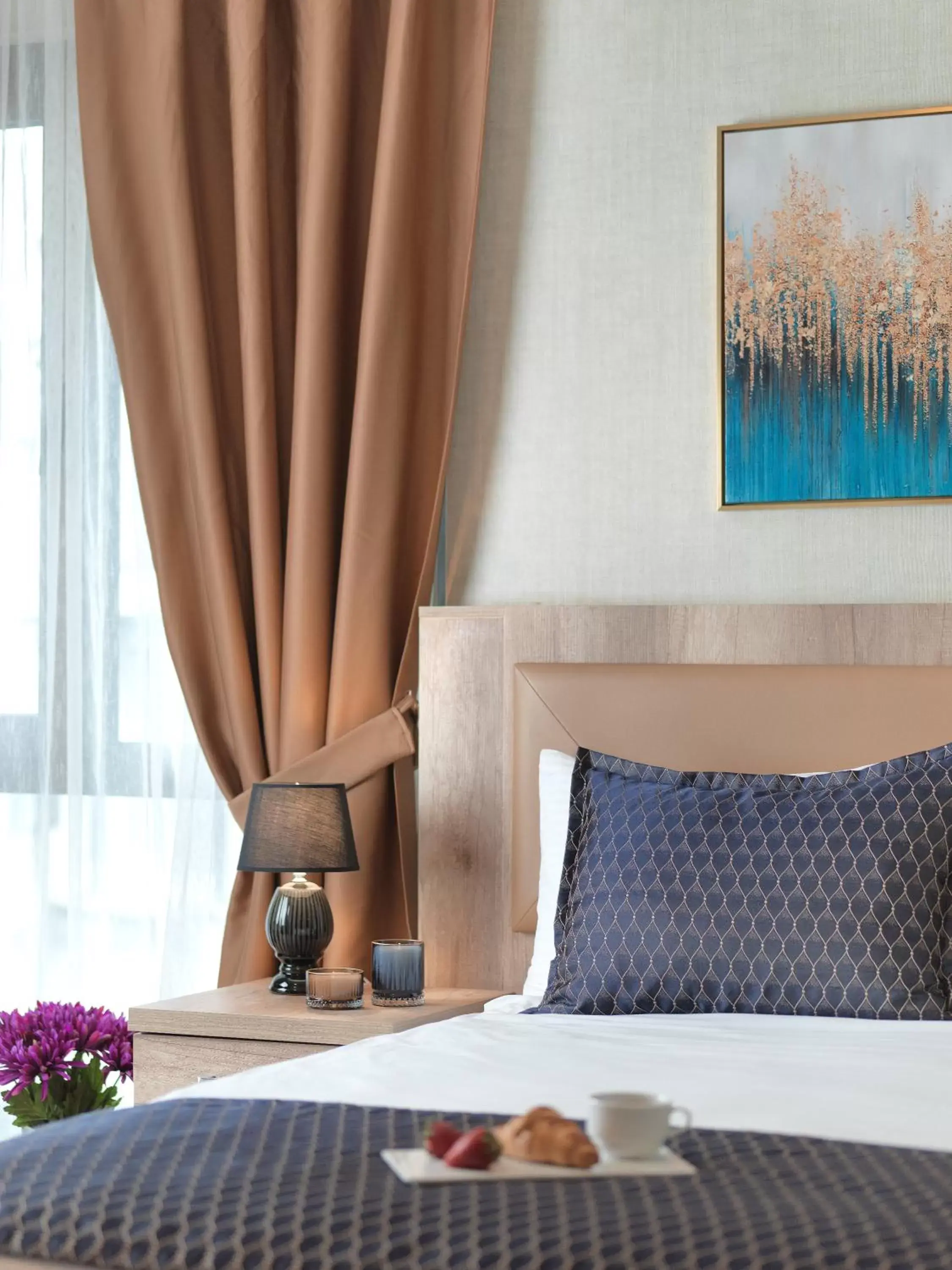 Decorative detail, Bed in Jaff Hotels & Spa Nisantasi