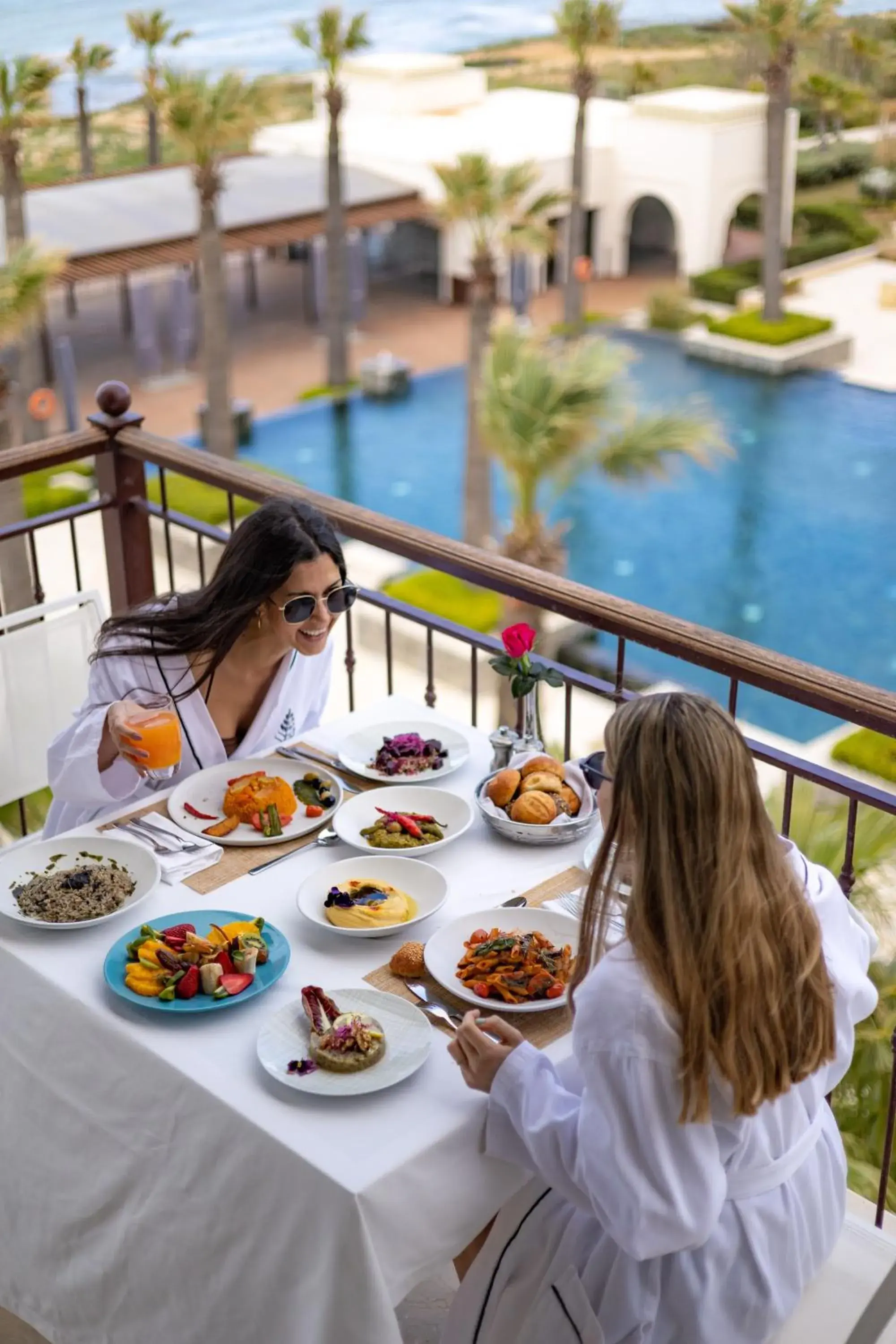 Breakfast in Four Seasons Hotel Tunis