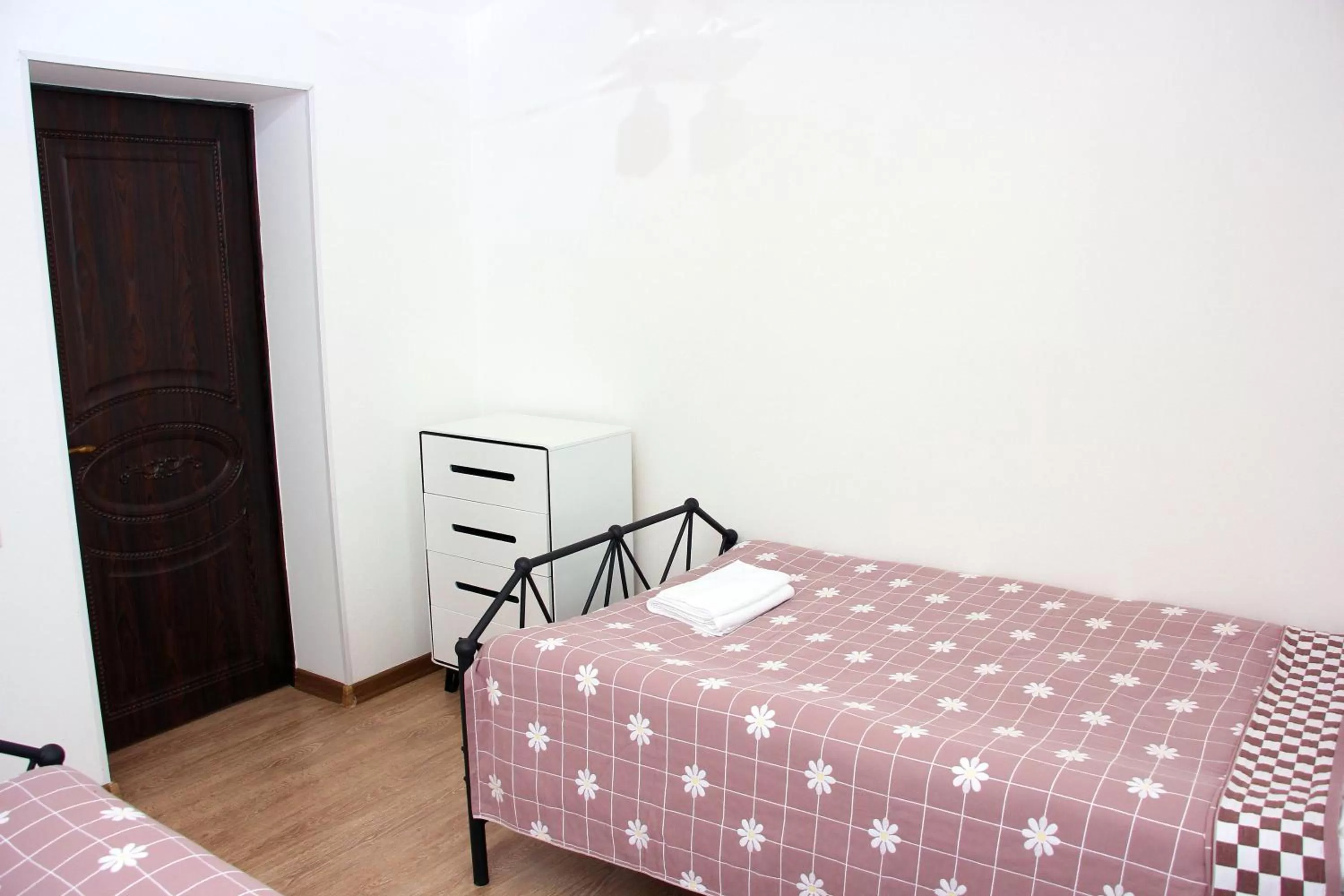 Bed in Zhaylau Hotel