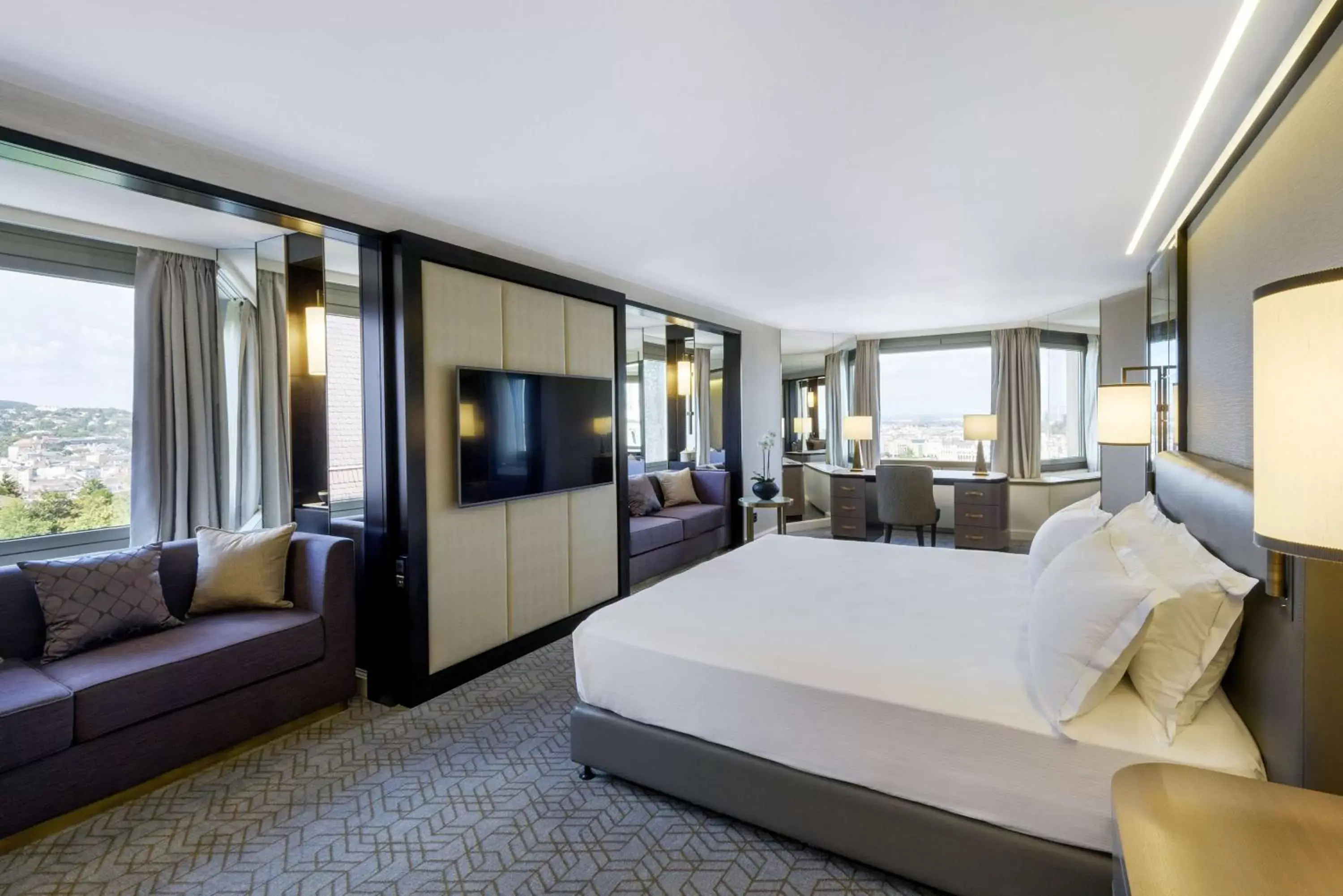 Bedroom in Hilton Budapest