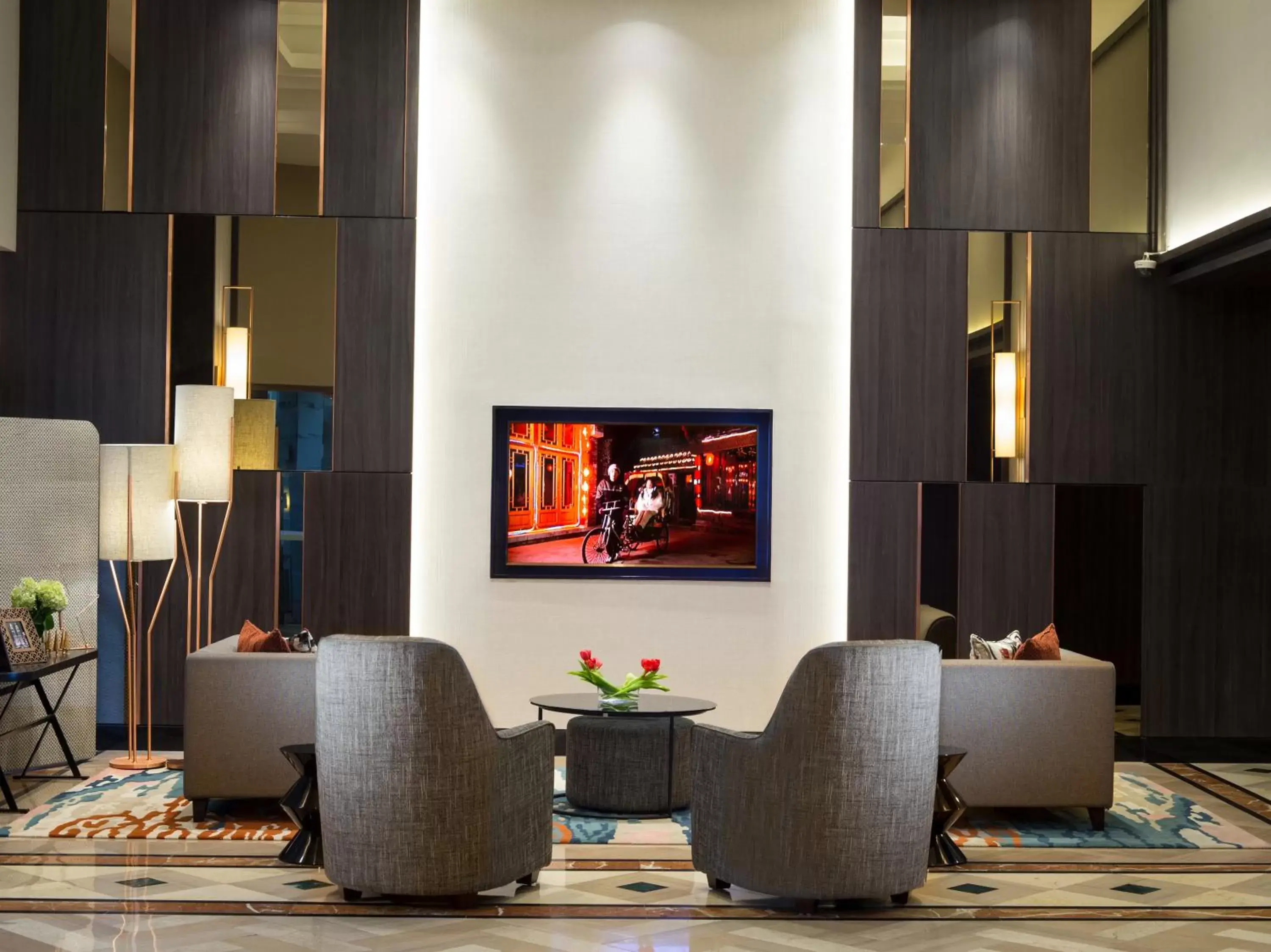 Lobby or reception, Seating Area in Somerset Grand Citra Jakarta