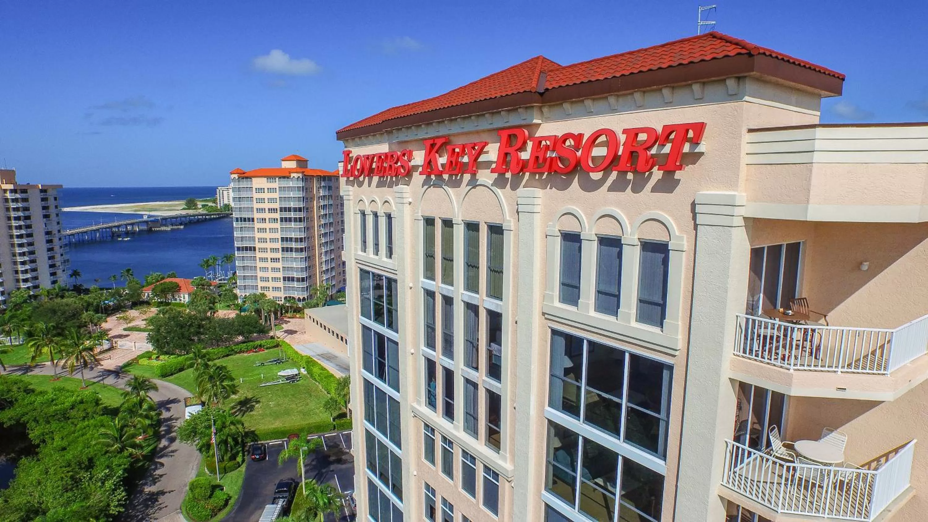 Property building in Lovers Key Resort