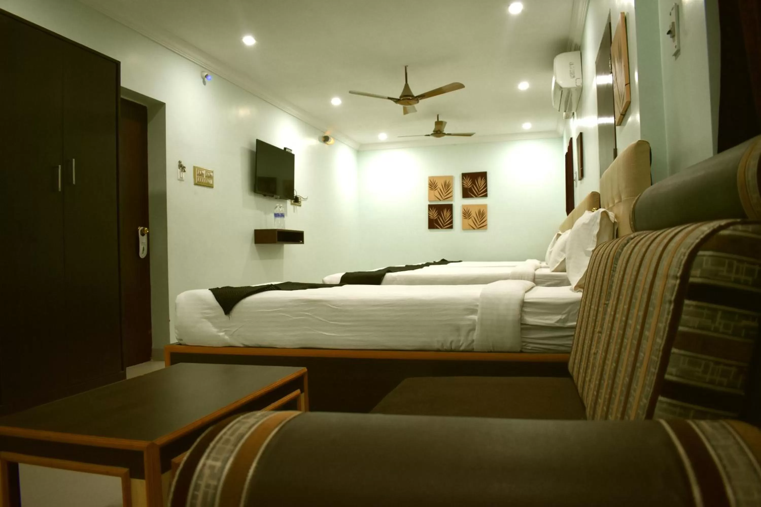 Bed in Hotel Apple Park Inn