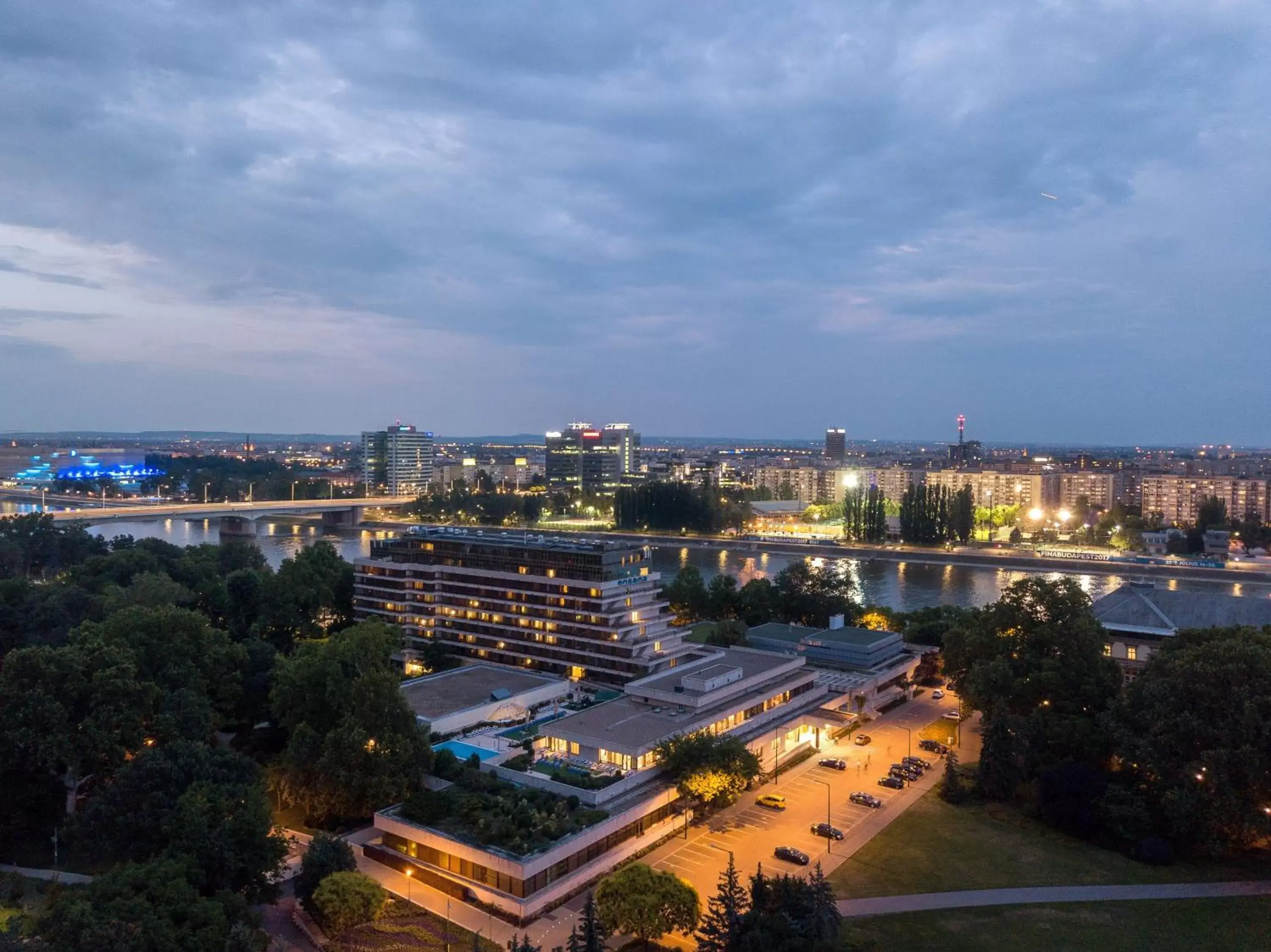 Property building, Bird's-eye View in Ensana Thermal Margaret Island