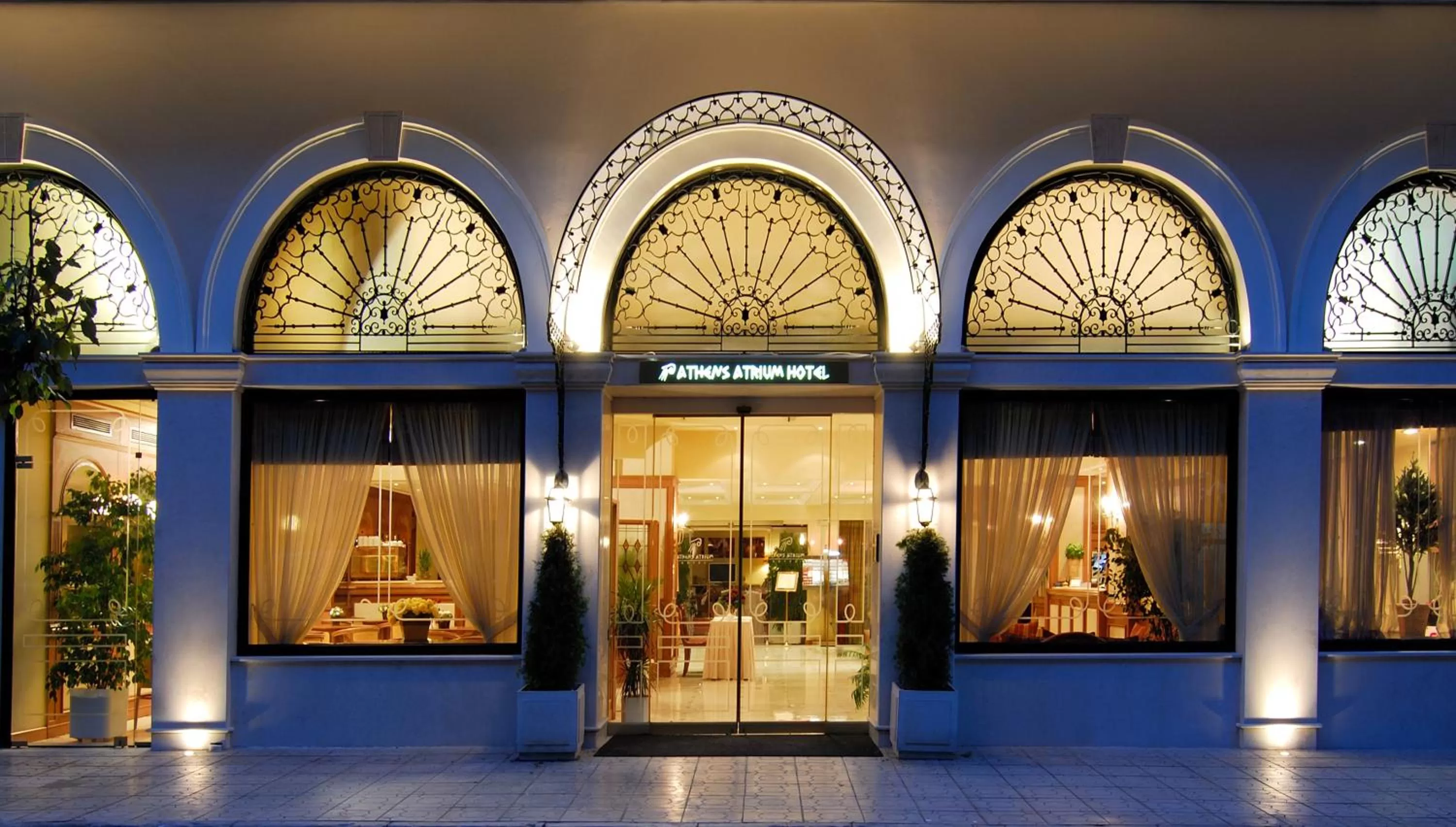 Facade/entrance in Athens Atrium Hotel & Jacuzzi Suites