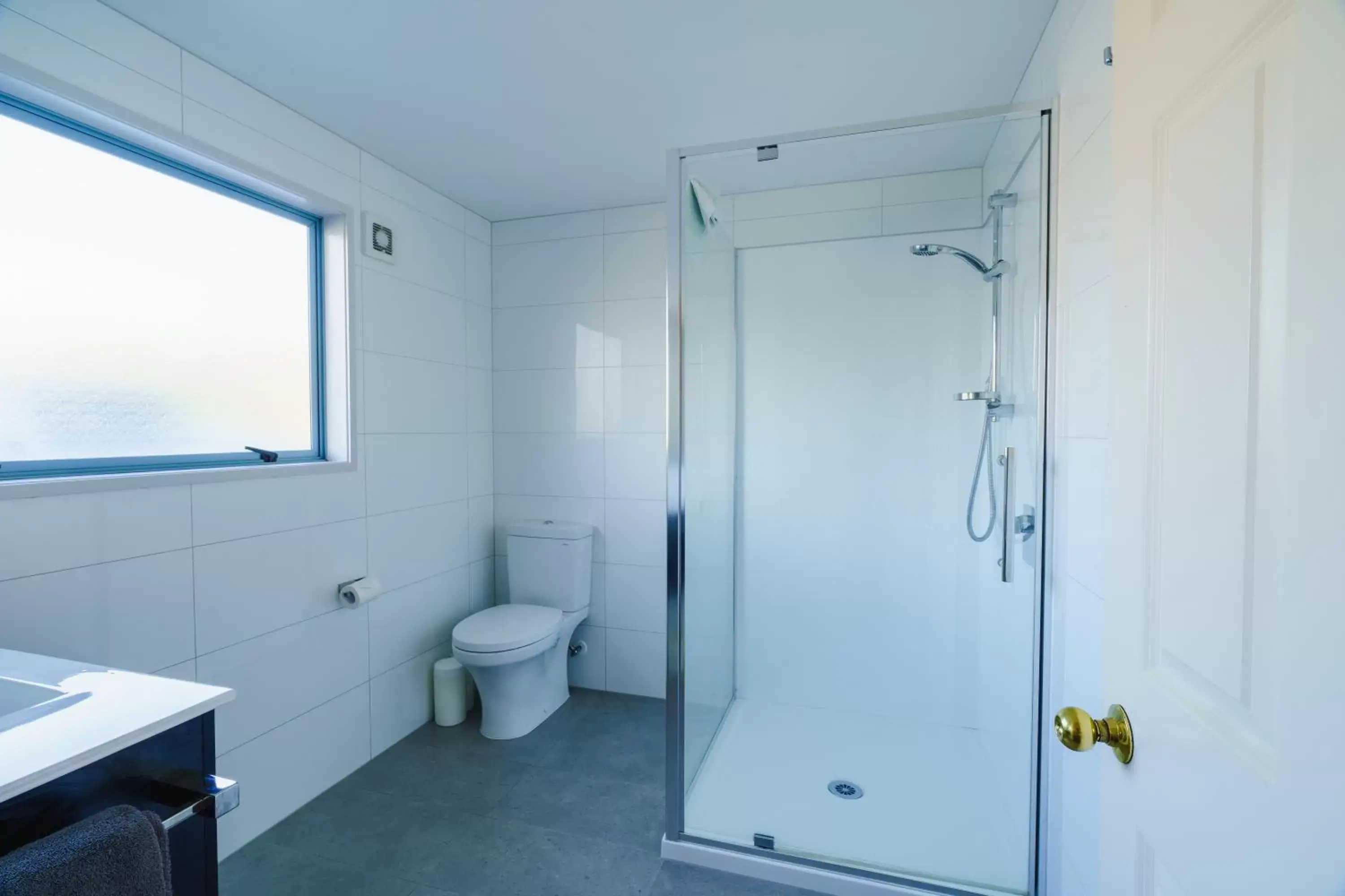 Shower, Bathroom in Anchorage Motor Lodge