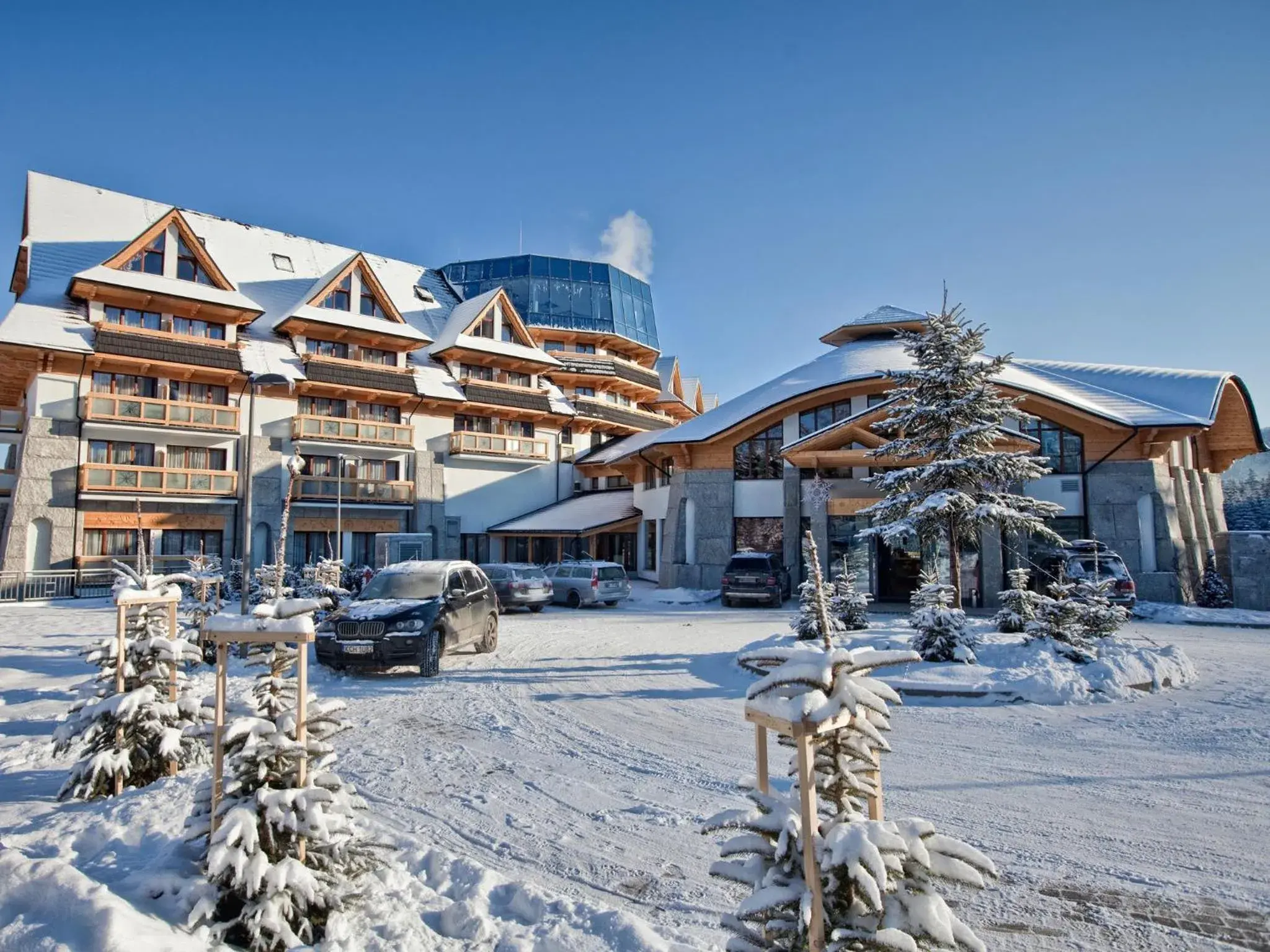 Facade/entrance in Grand Nosalowy Dwór Facade/entrance in Grand Nosalowy Dwór