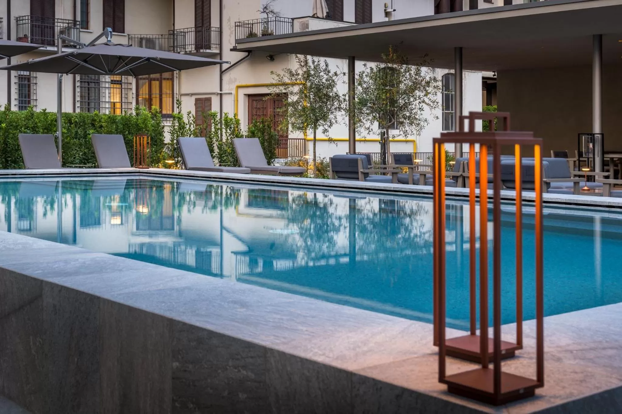 Swimming pool in Crowne Plaza Milan City by IHG