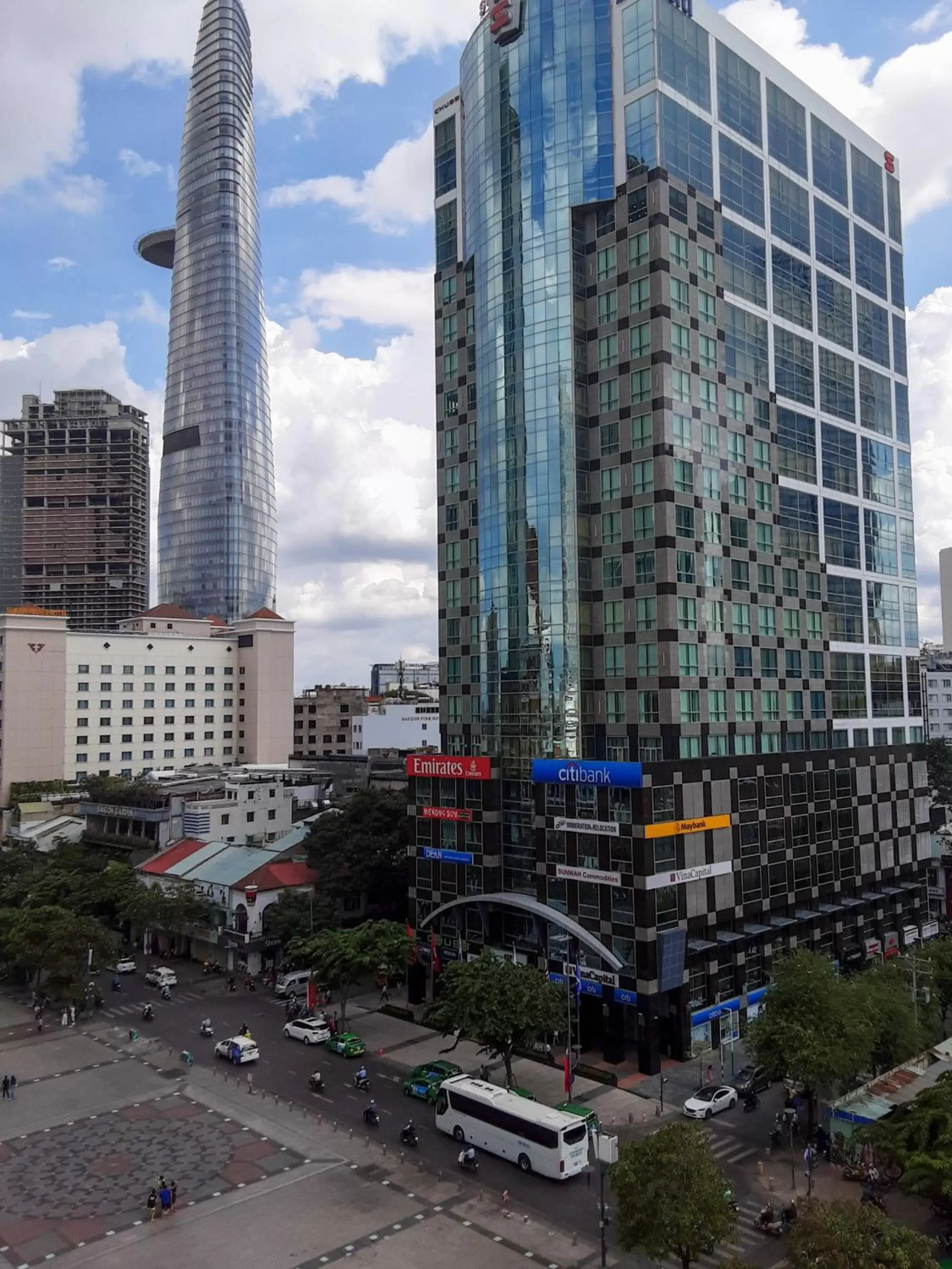 City view in Oscar Saigon Hotel