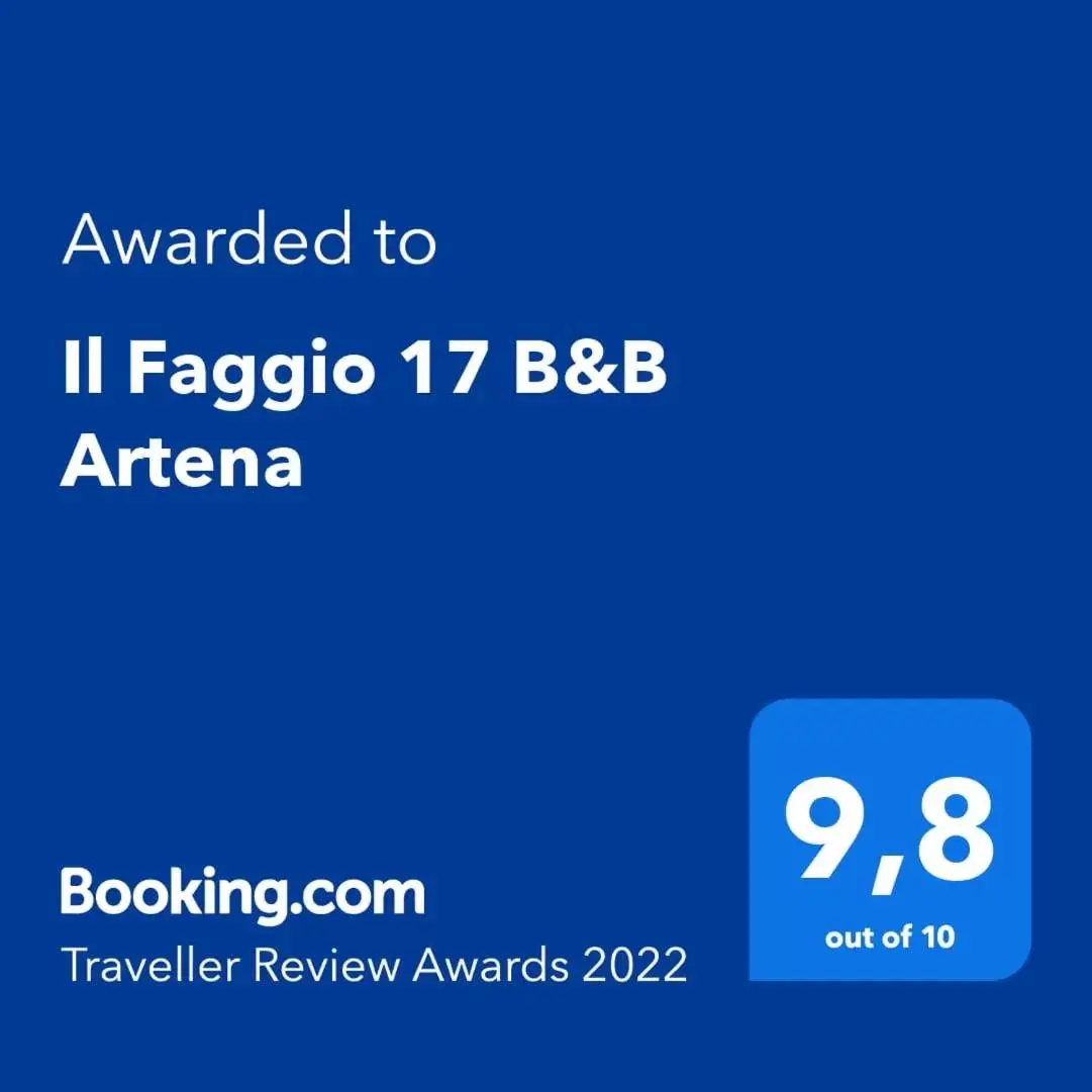 Certificate/Award, Logo/Certificate/Sign/Award in Il Faggio 17 B&B Artena