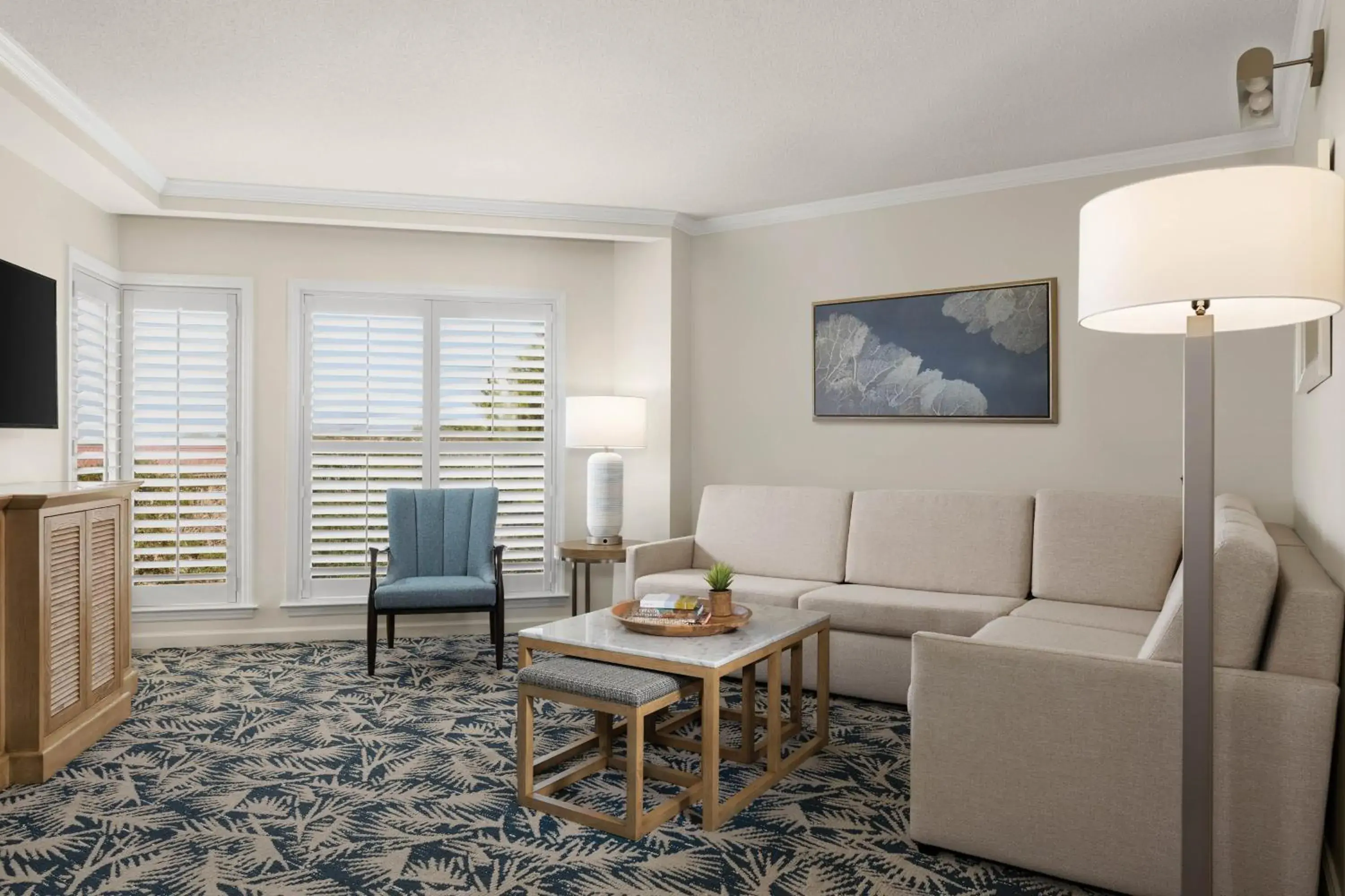 Living room, Seating Area in Marriott's Heritage Club