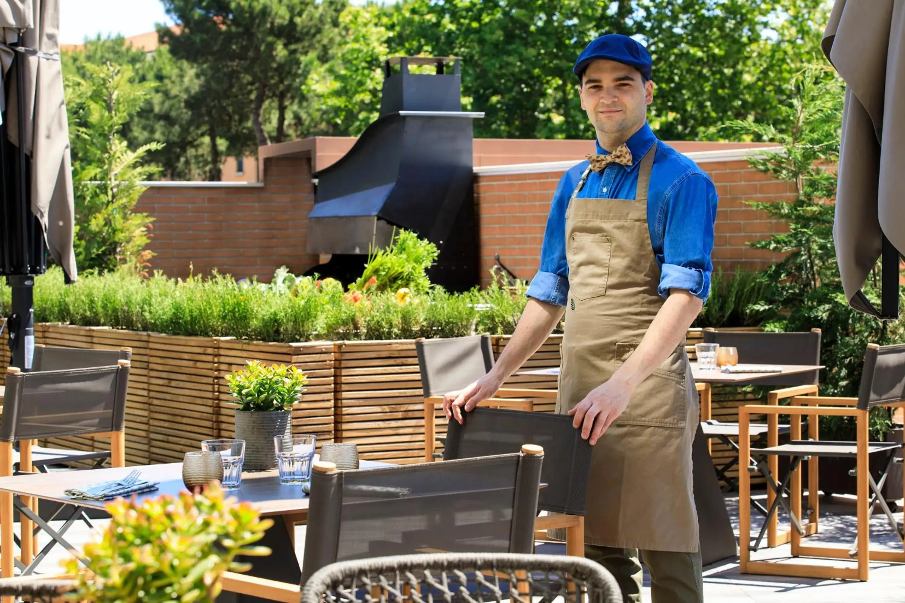 Balcony/Terrace, Staff in Almar Jesolo Resort & Spa