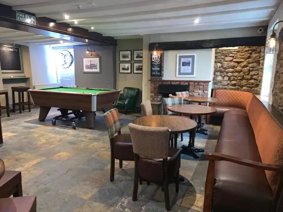 Dining area, Billiards in The Farmers Arms Inns