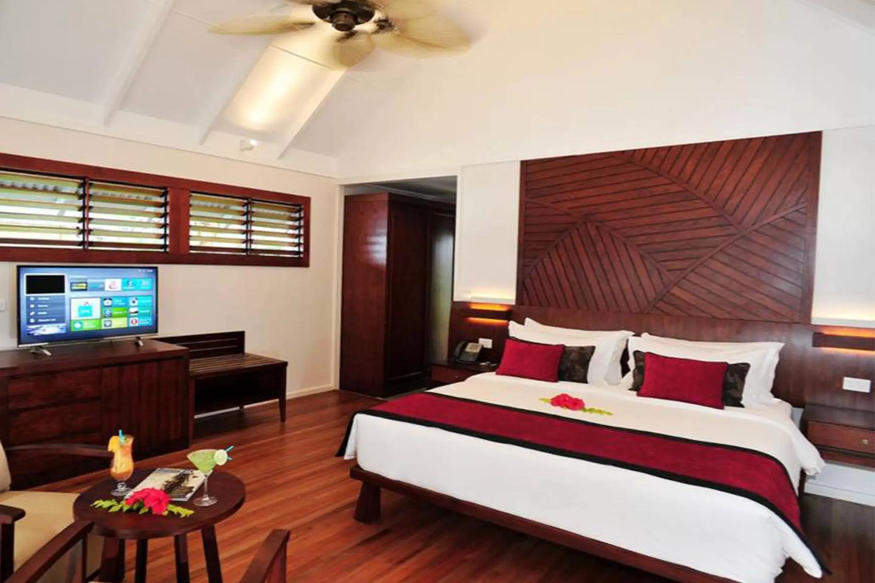 Bedroom, Bed in Iririki Island Resort & Spa