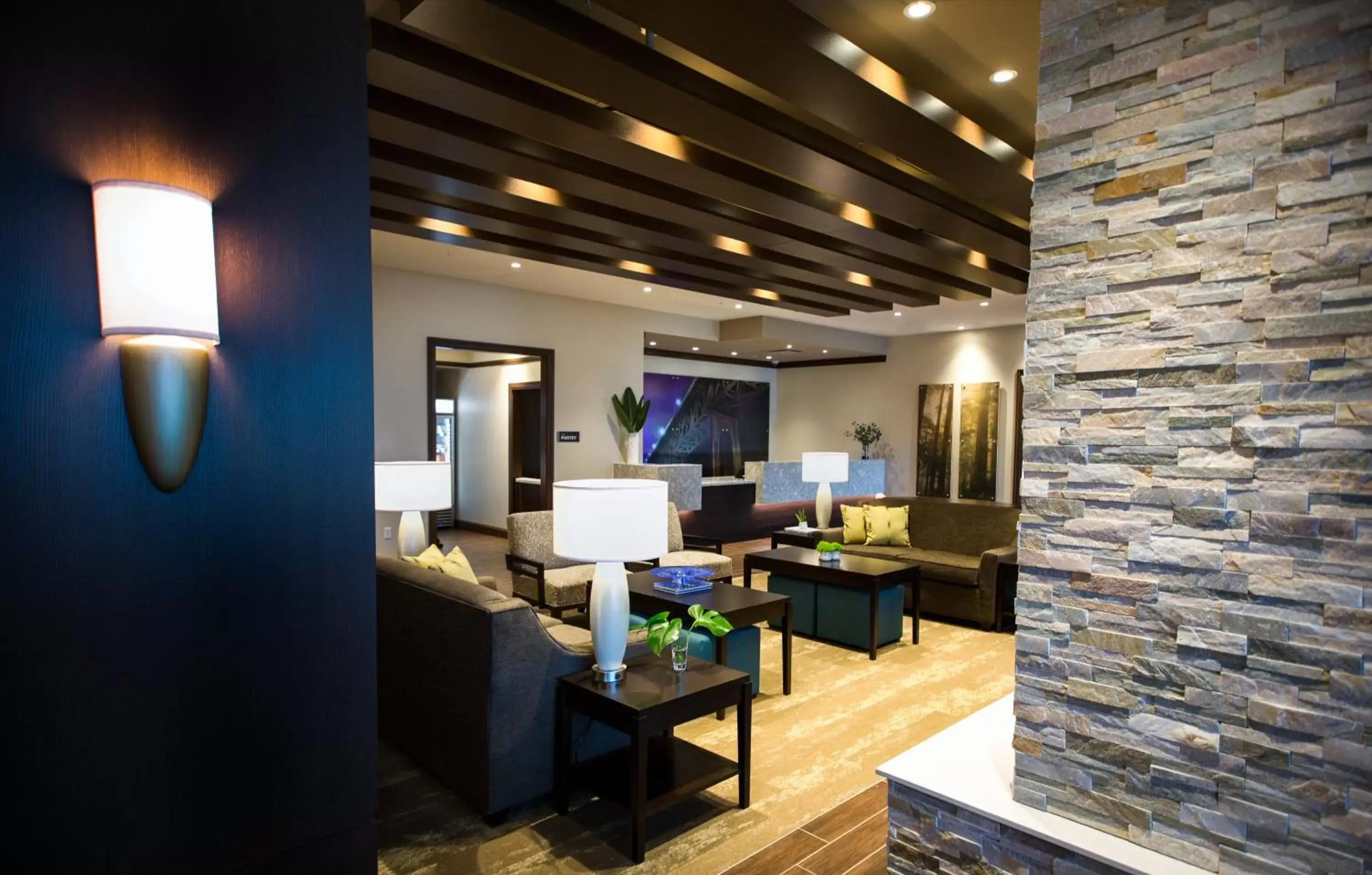 Lobby or reception in Staybridge Suites Seattle - South Lake Union, an IHG Hotel