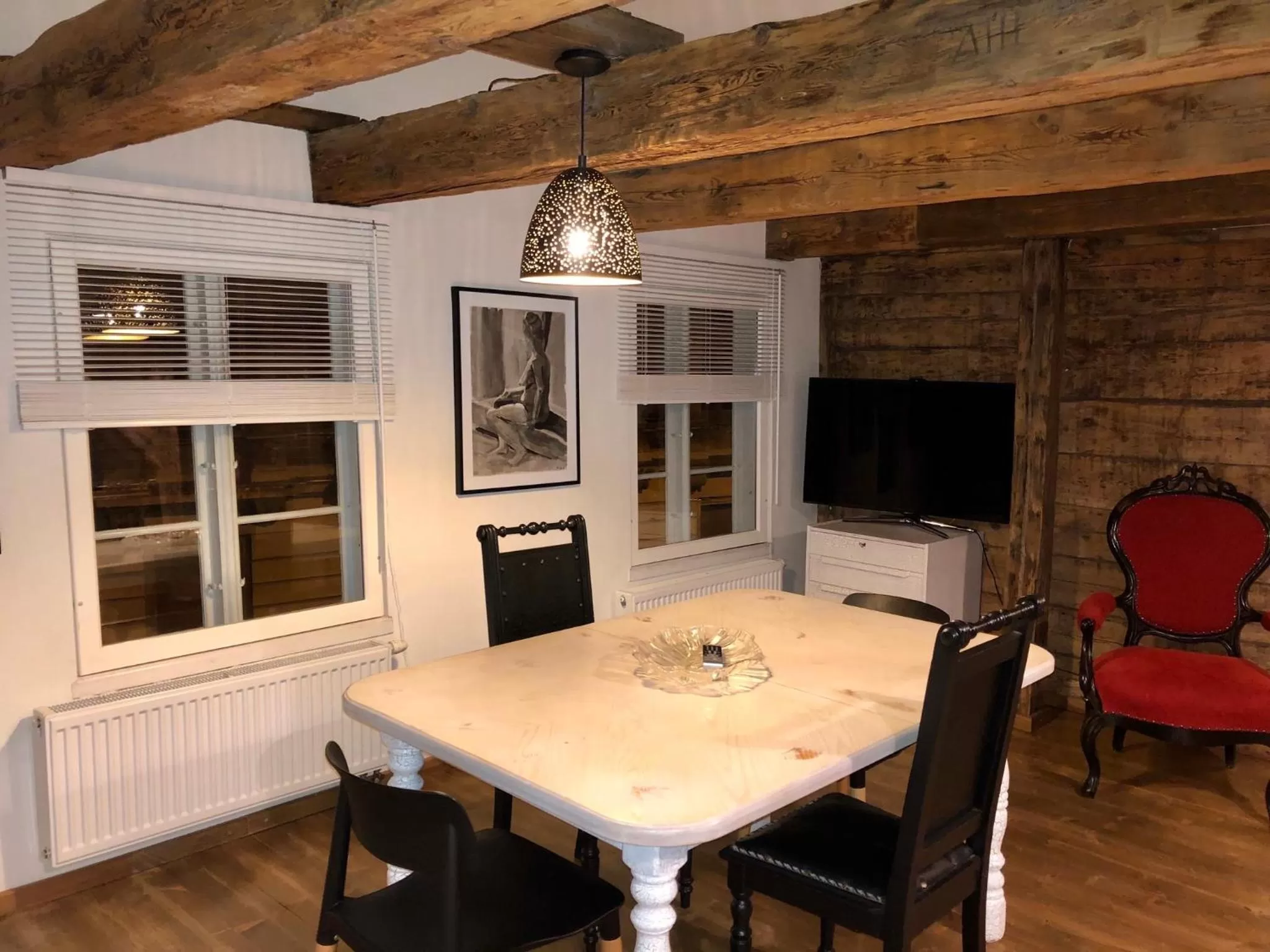 Dining area in Hotel Vilhelmine