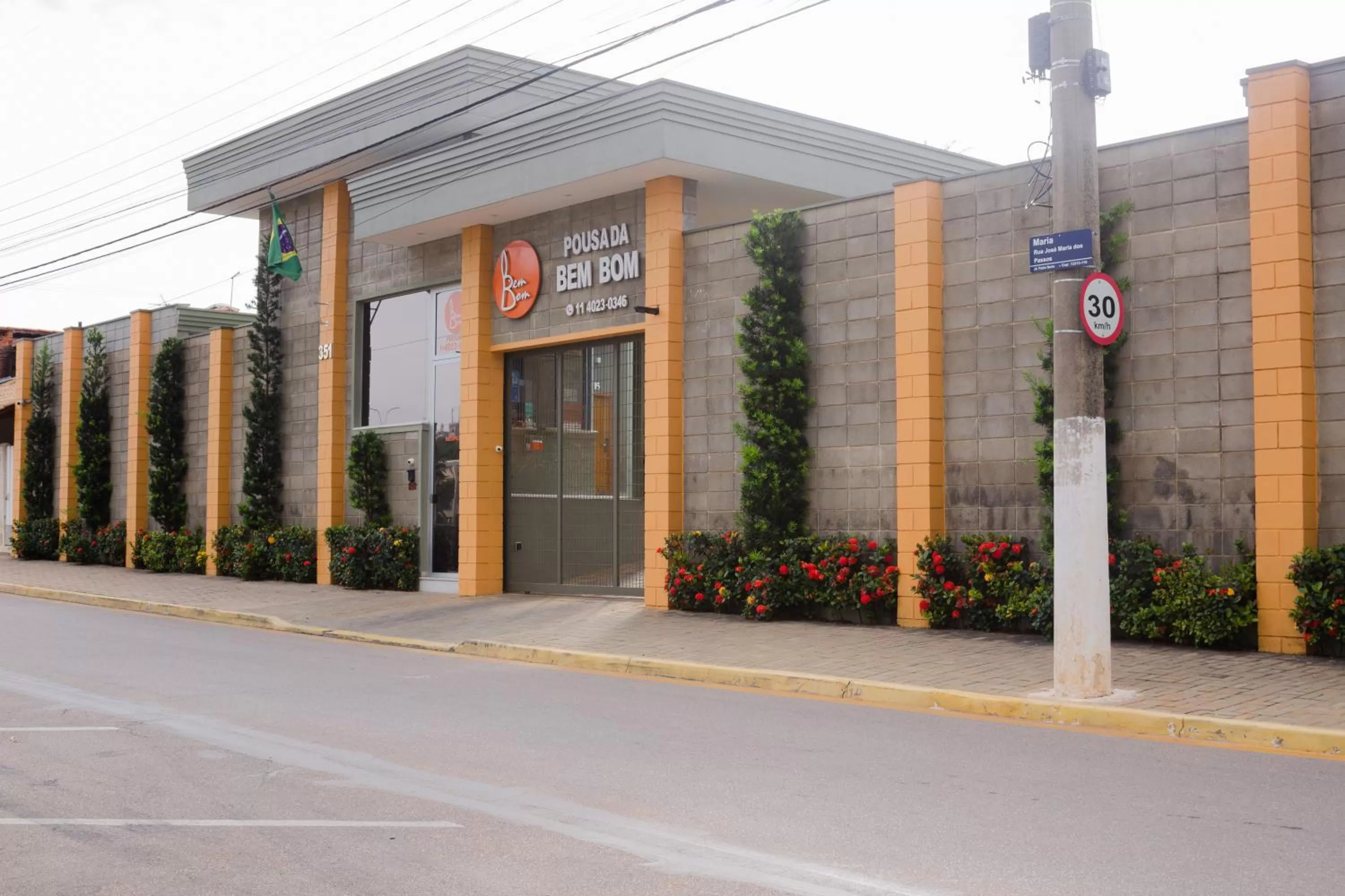 Property building in Hotel e Pousada Bem Bom - Itu