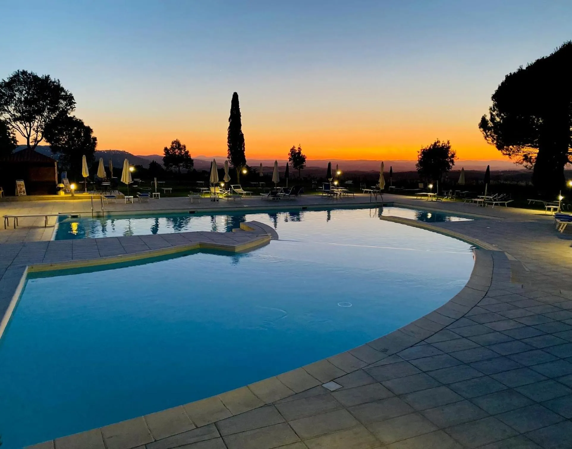 Swimming pool in Hotel Palazzuolo