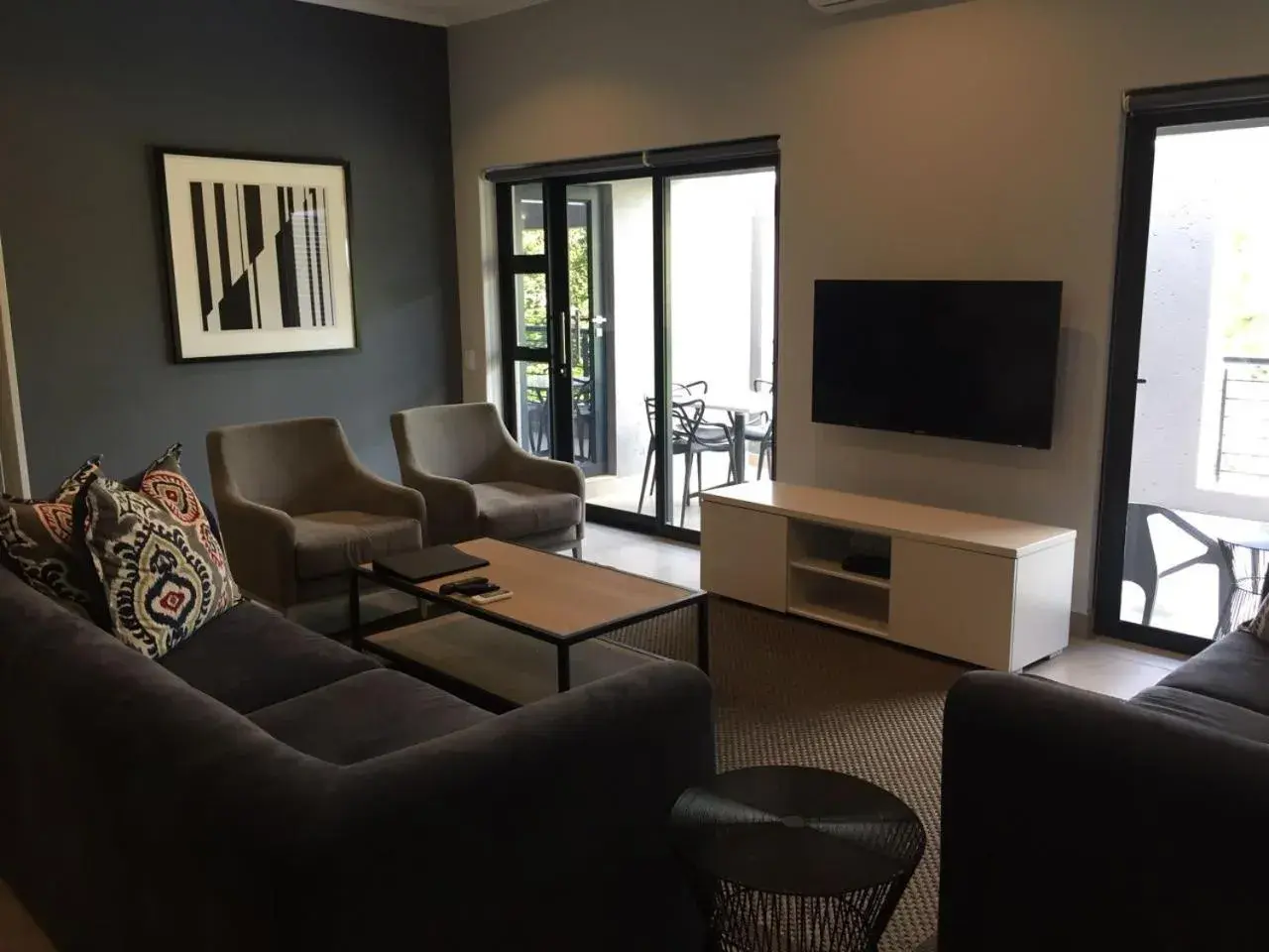 Seating Area in Odyssey Luxury Apartments