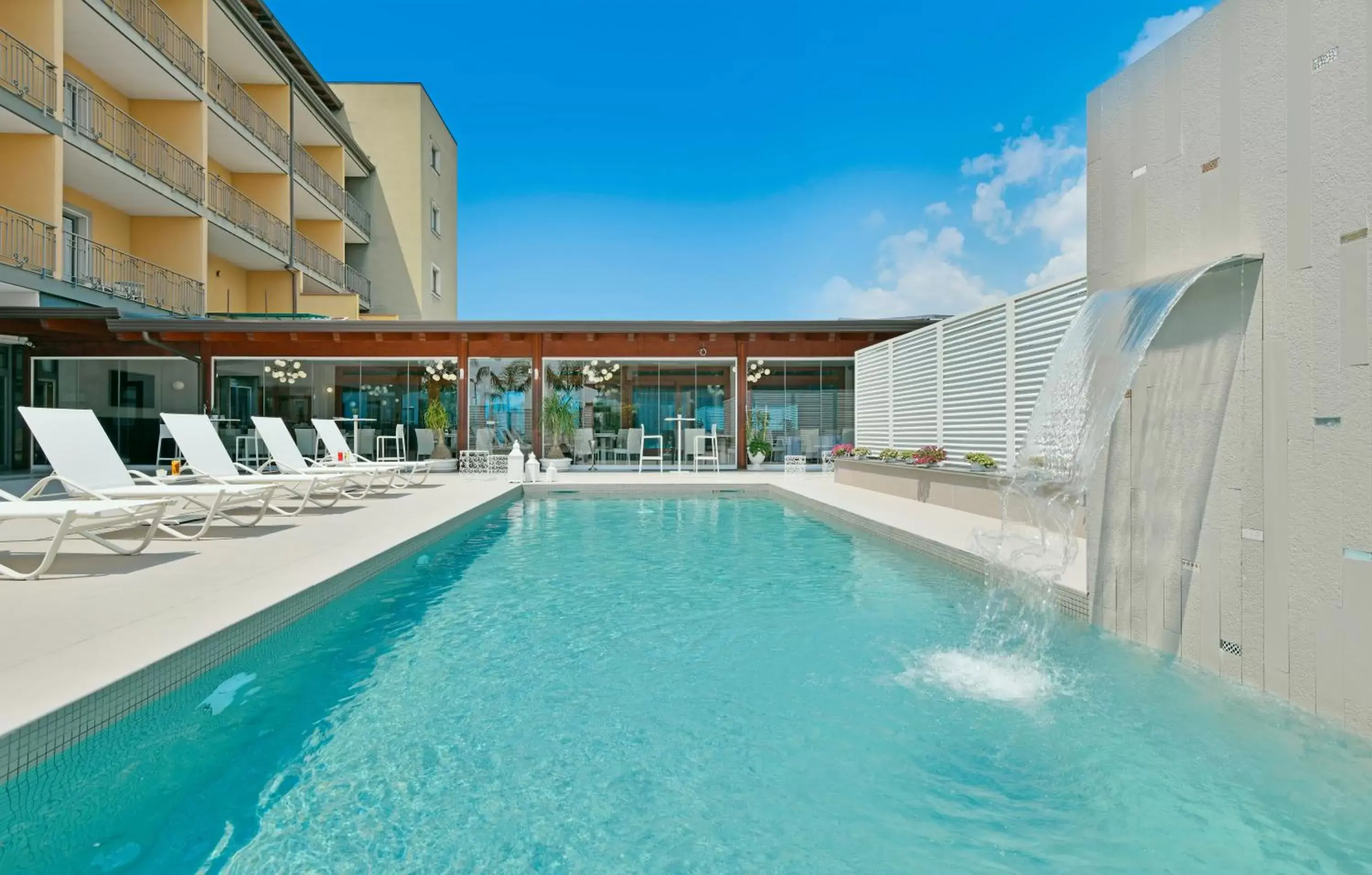 Decorative detail, Swimming Pool in Best Western Hotel Ferrari
