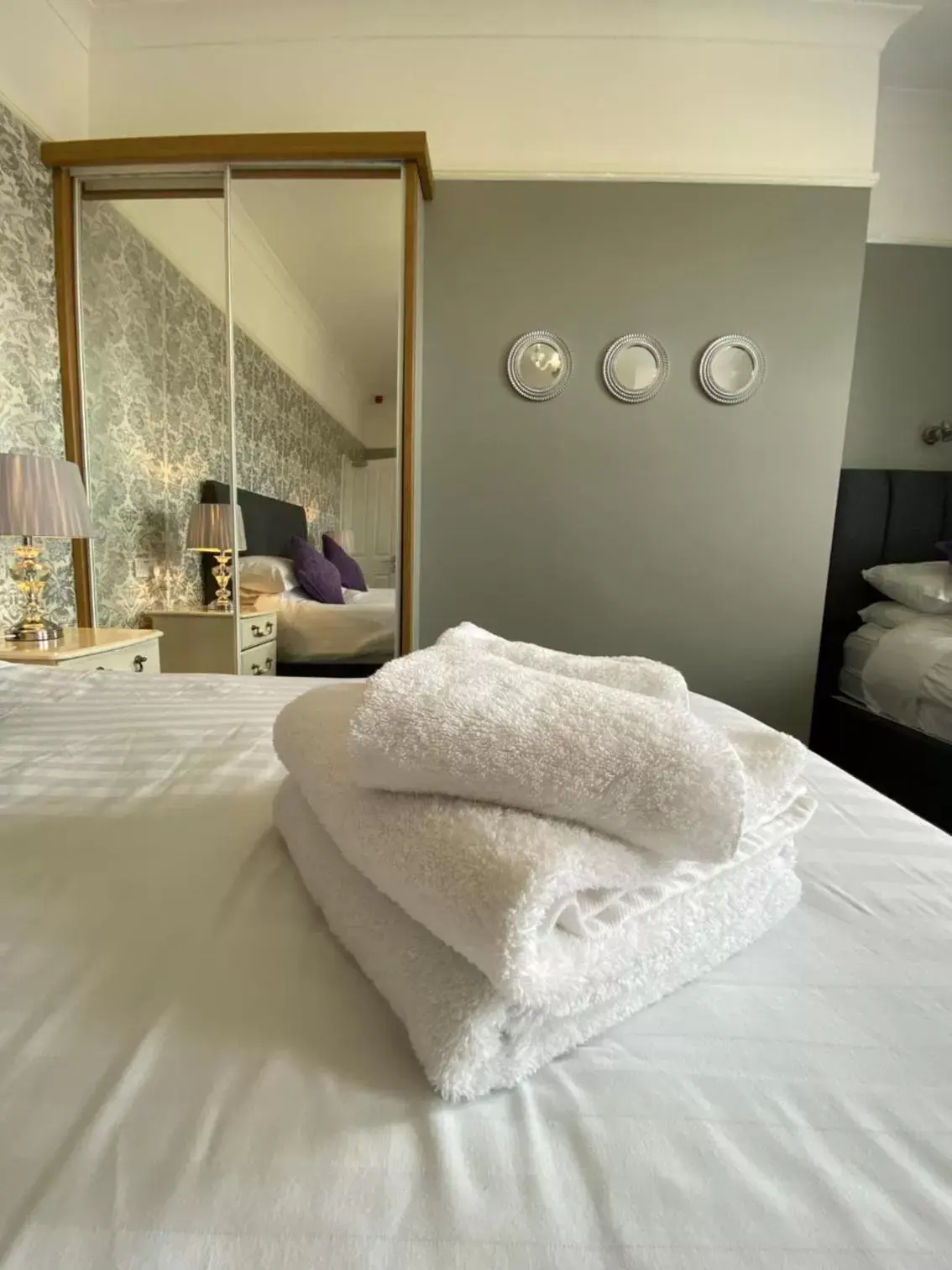 towels, Bed in Number 34 Bed and Breakfast York