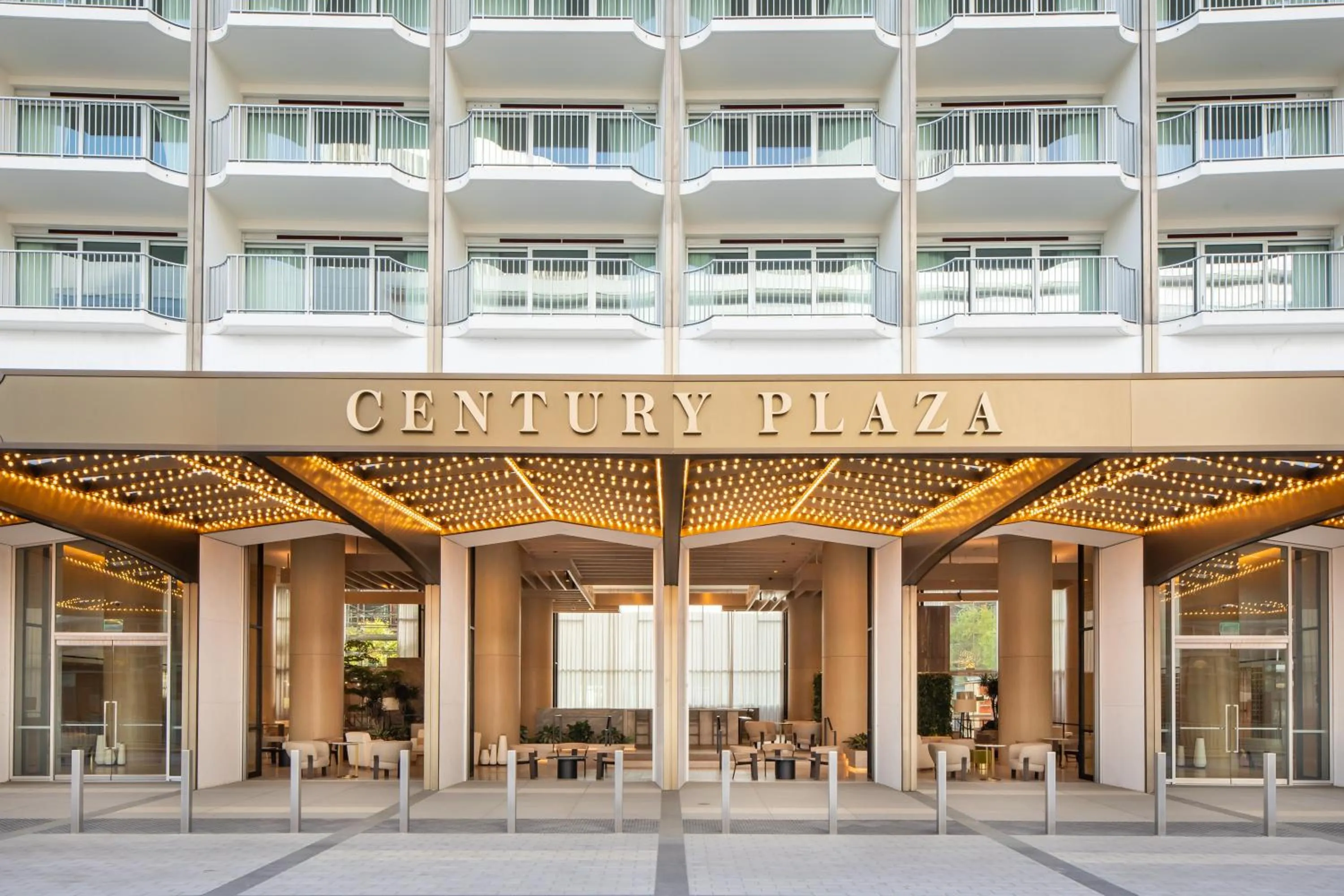 Facade/entrance in Fairmont Century Plaza Los Angeles at Beverly Hills
