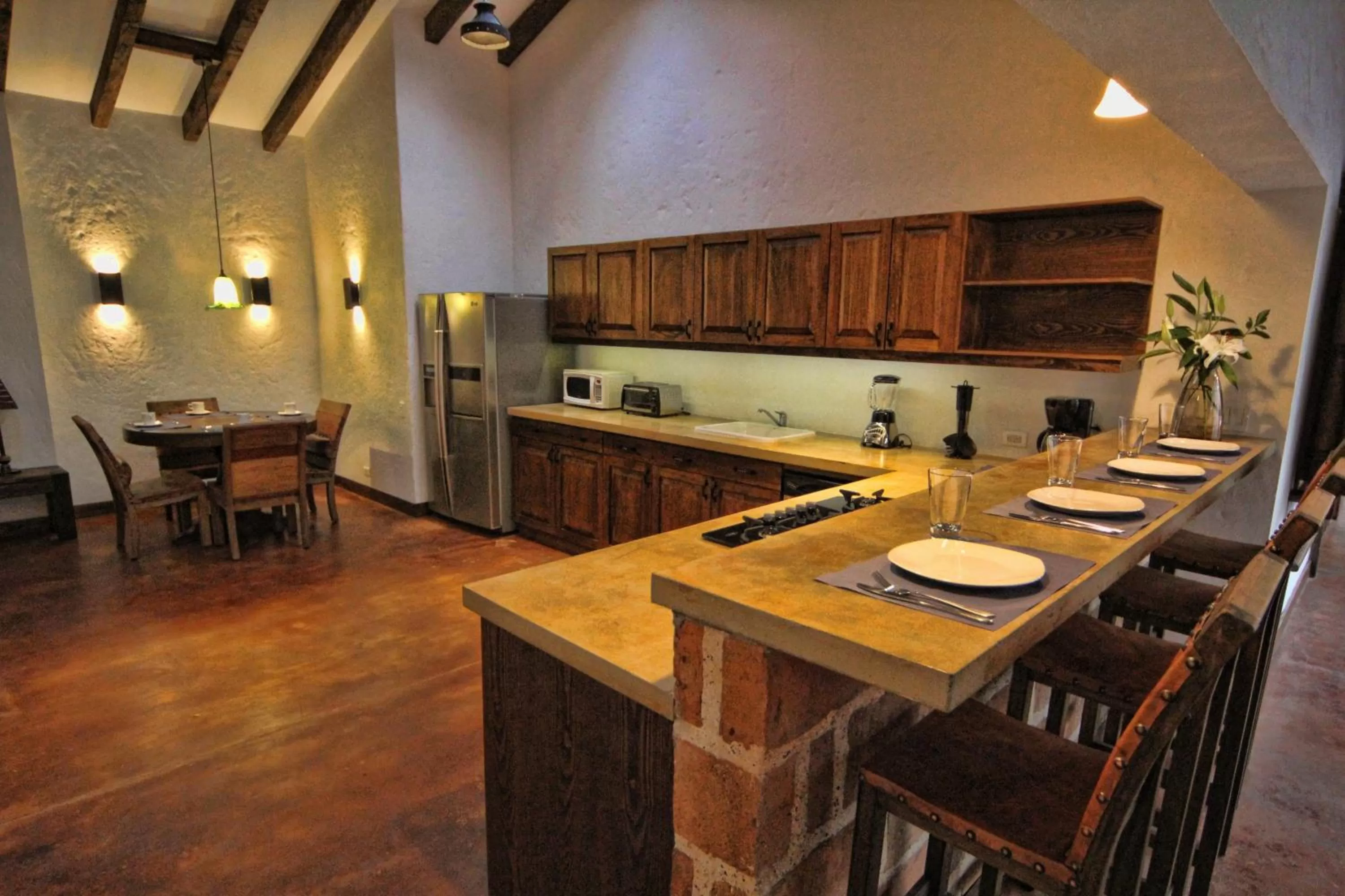 Kitchen or kitchenette in Casa Del Reloj