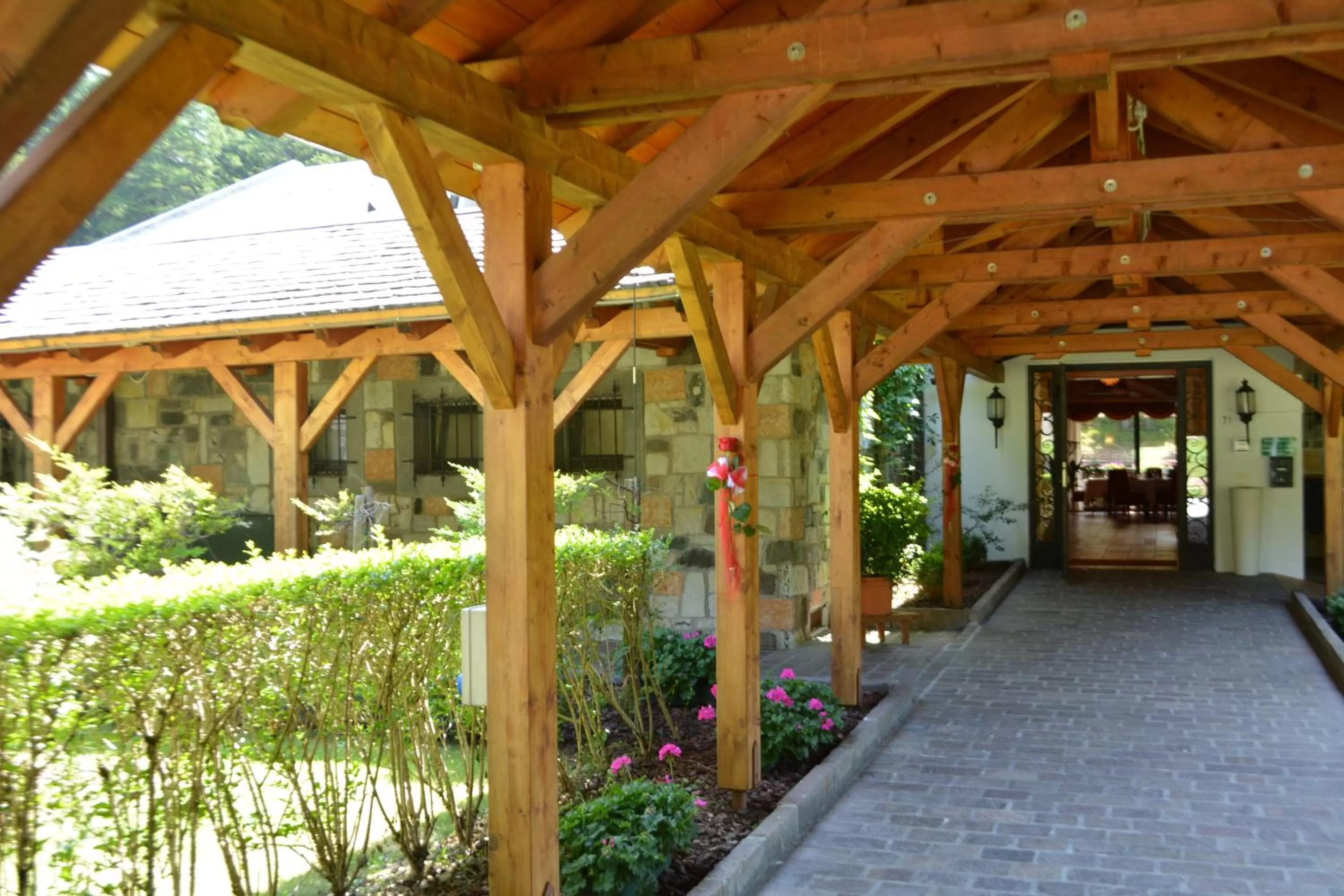 Patio in Chalet Al Lago
