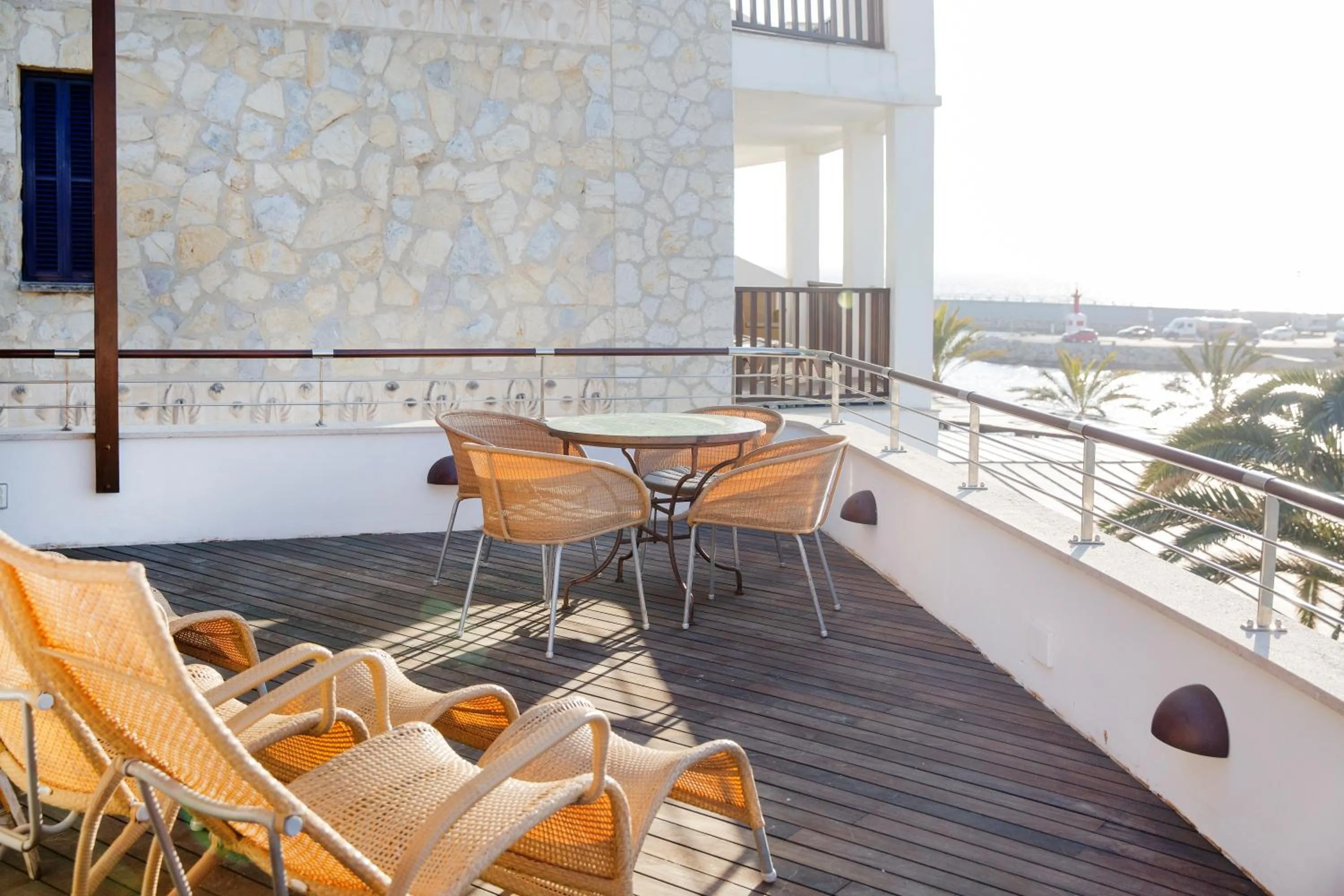 Balcony/Terrace in Portixol Hotel & Restaurant