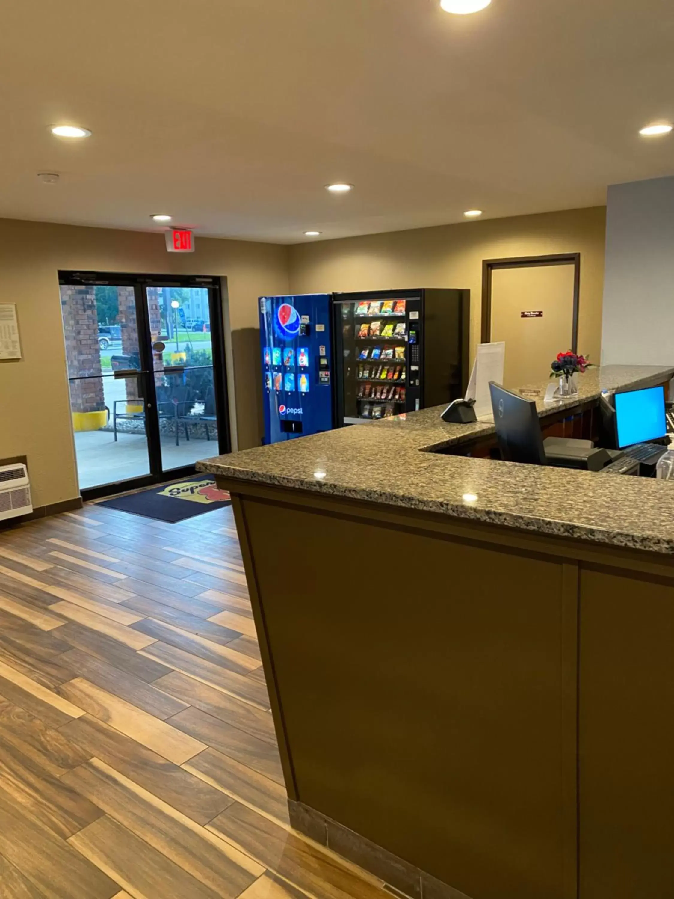 vending machine, Lobby/Reception in Super 8 by Wyndham Independence