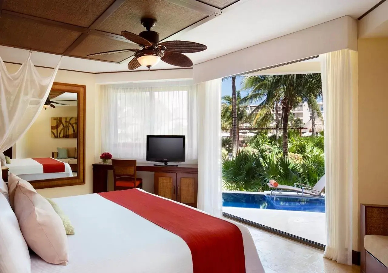 Patio, Pool View in Dreams Riviera Cancun Resort & Spa - All Inclusive