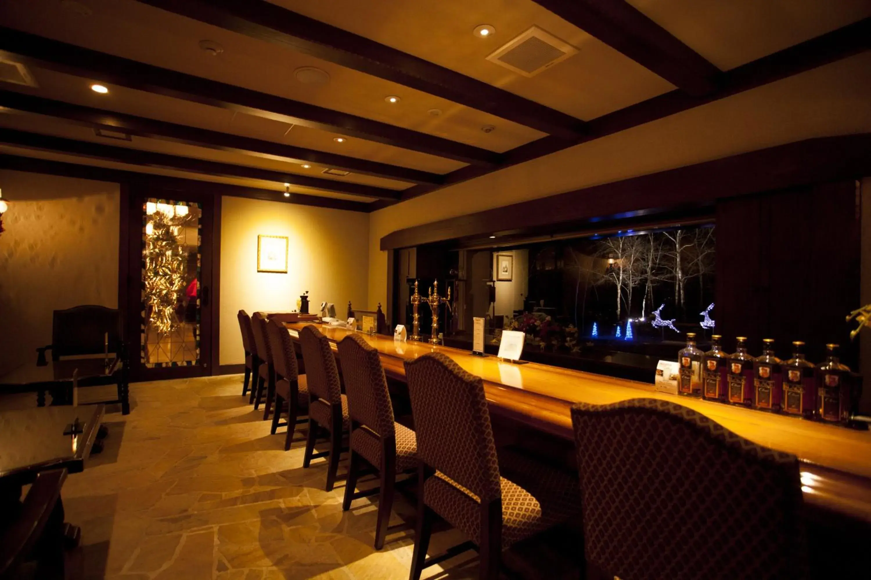 Lounge or bar, Restaurant/Places to Eat in Sun Members Hirugano Hotel