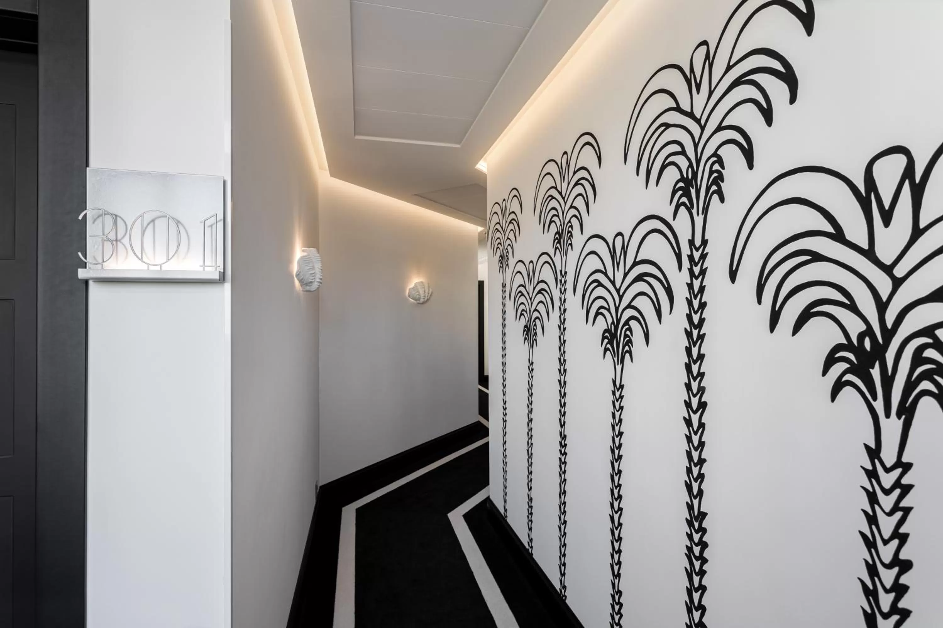 Decorative detail in Room Mate Collection Filippo, Rome-Fontana di Trevi