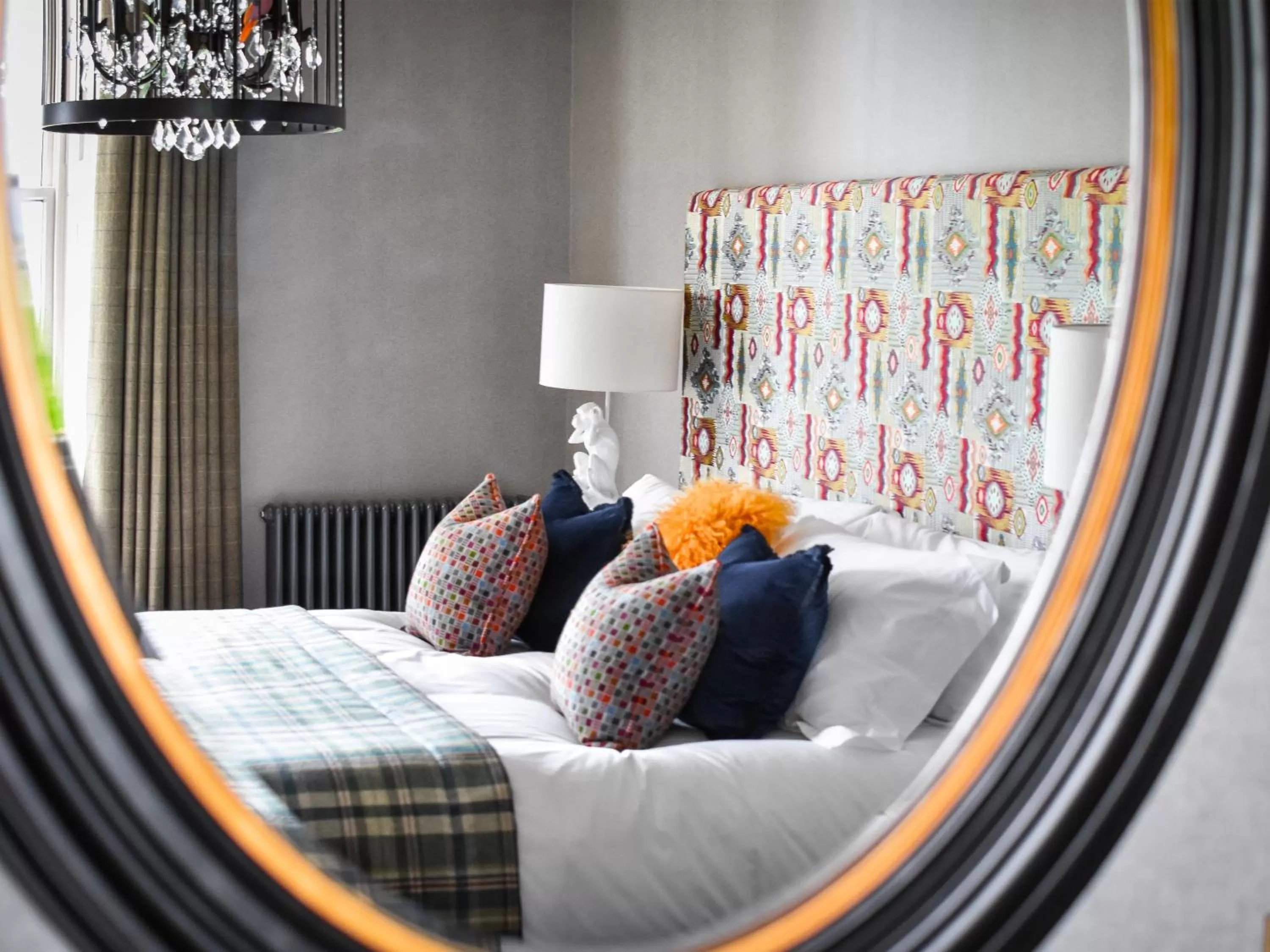 Bed in The Meadowpark Bar, Kitchen & Rooms