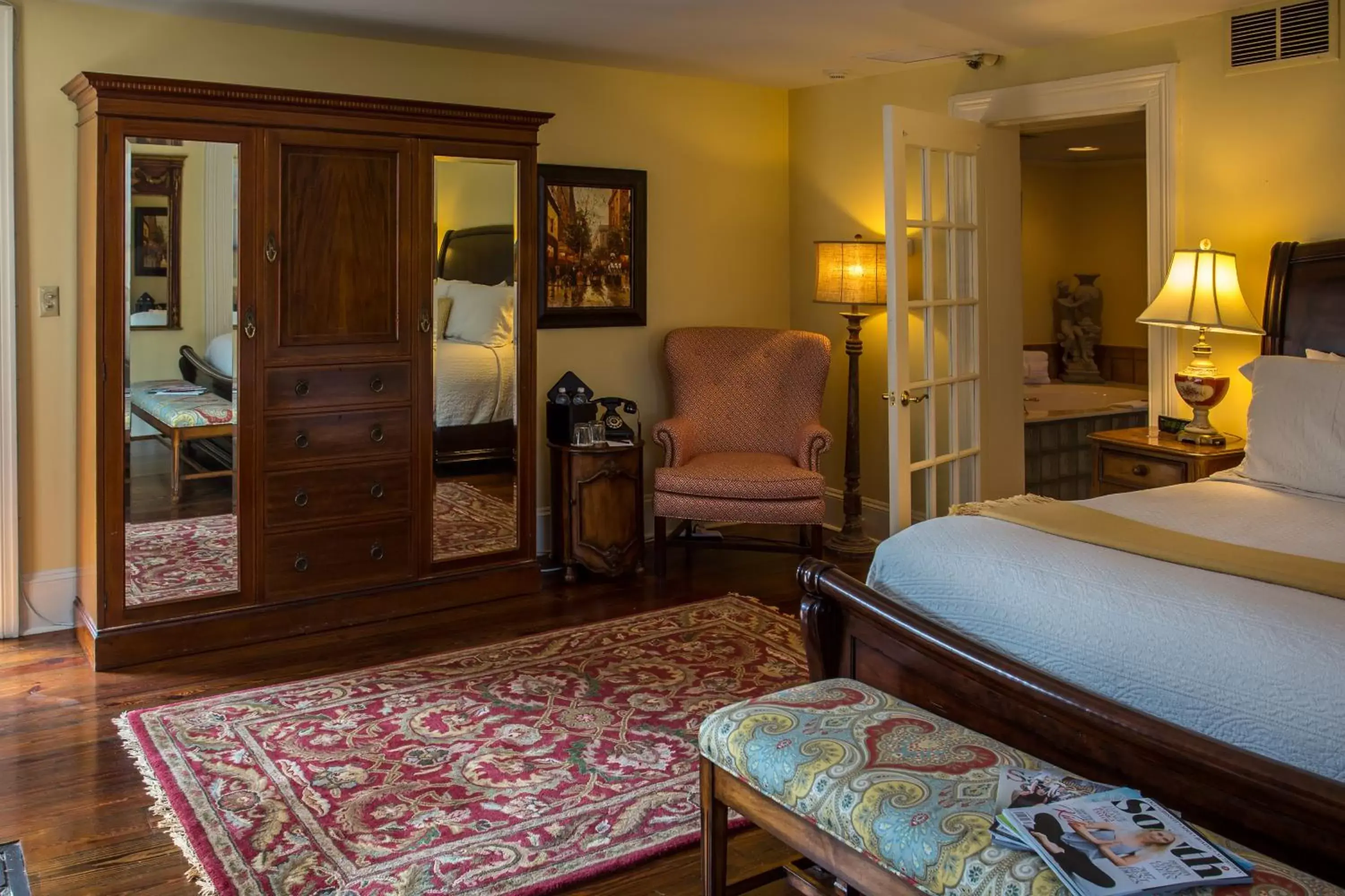 Bed in The Gastonian, Historic Inns of Savannah Collection