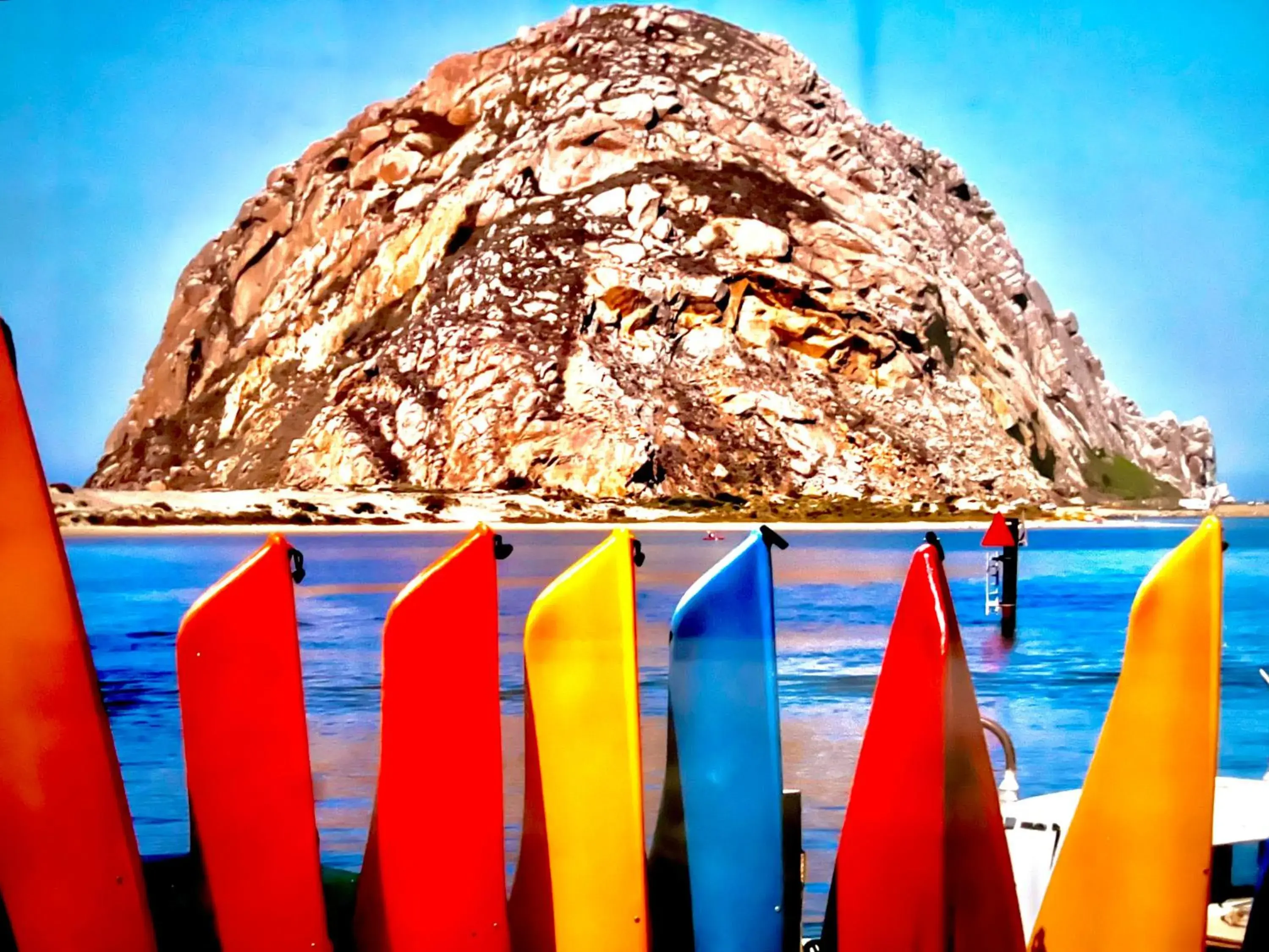 Nearby landmark, Winter in Morro Bay Beach Inn