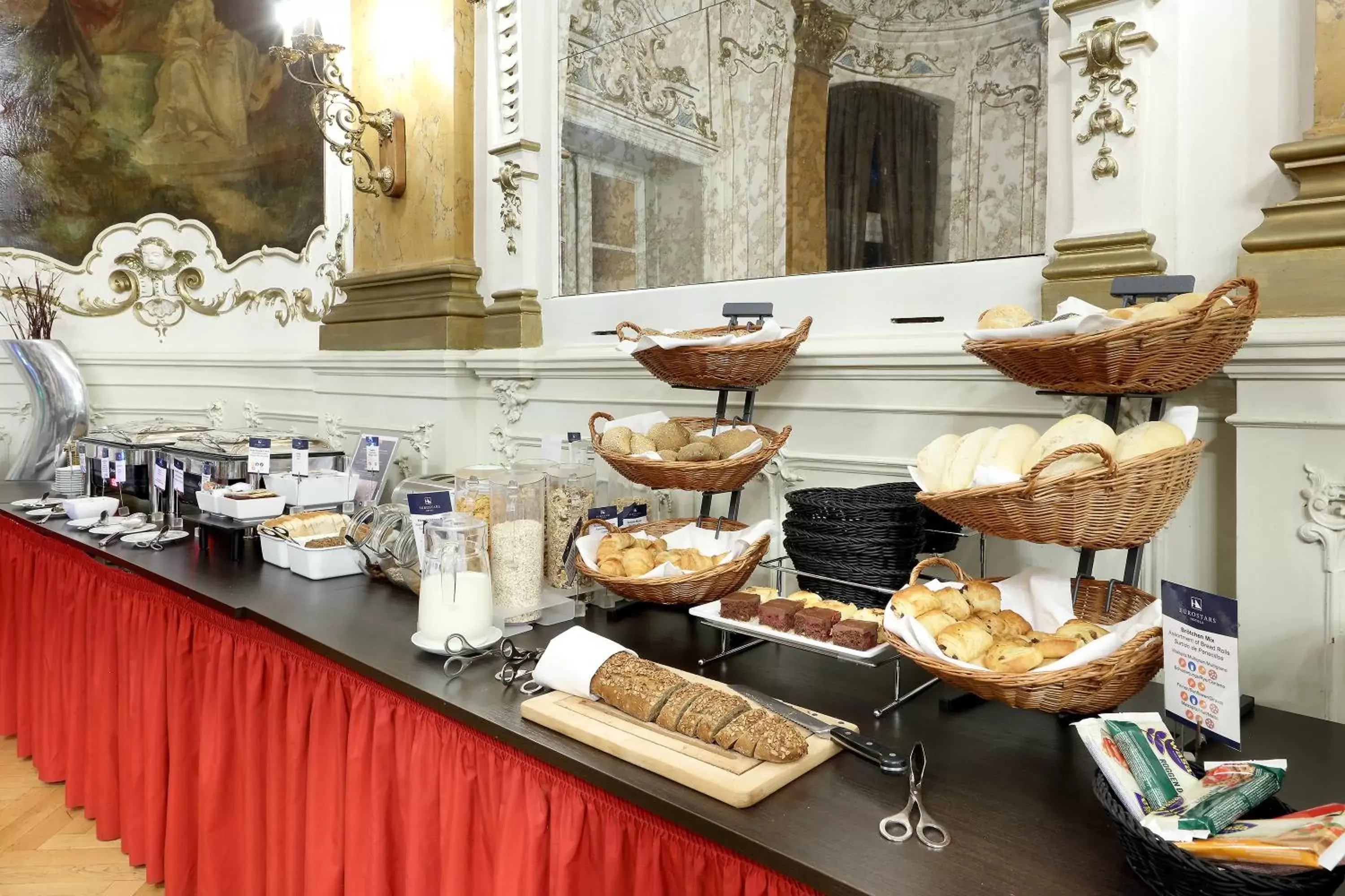 Buffet breakfast in Eurostars Park Hotel Maximilian