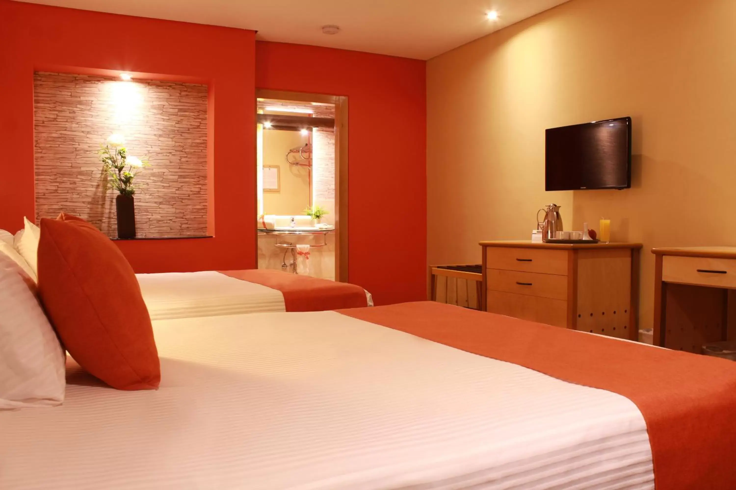 Bedroom, Bed in Hotel Colonial Hermosillo