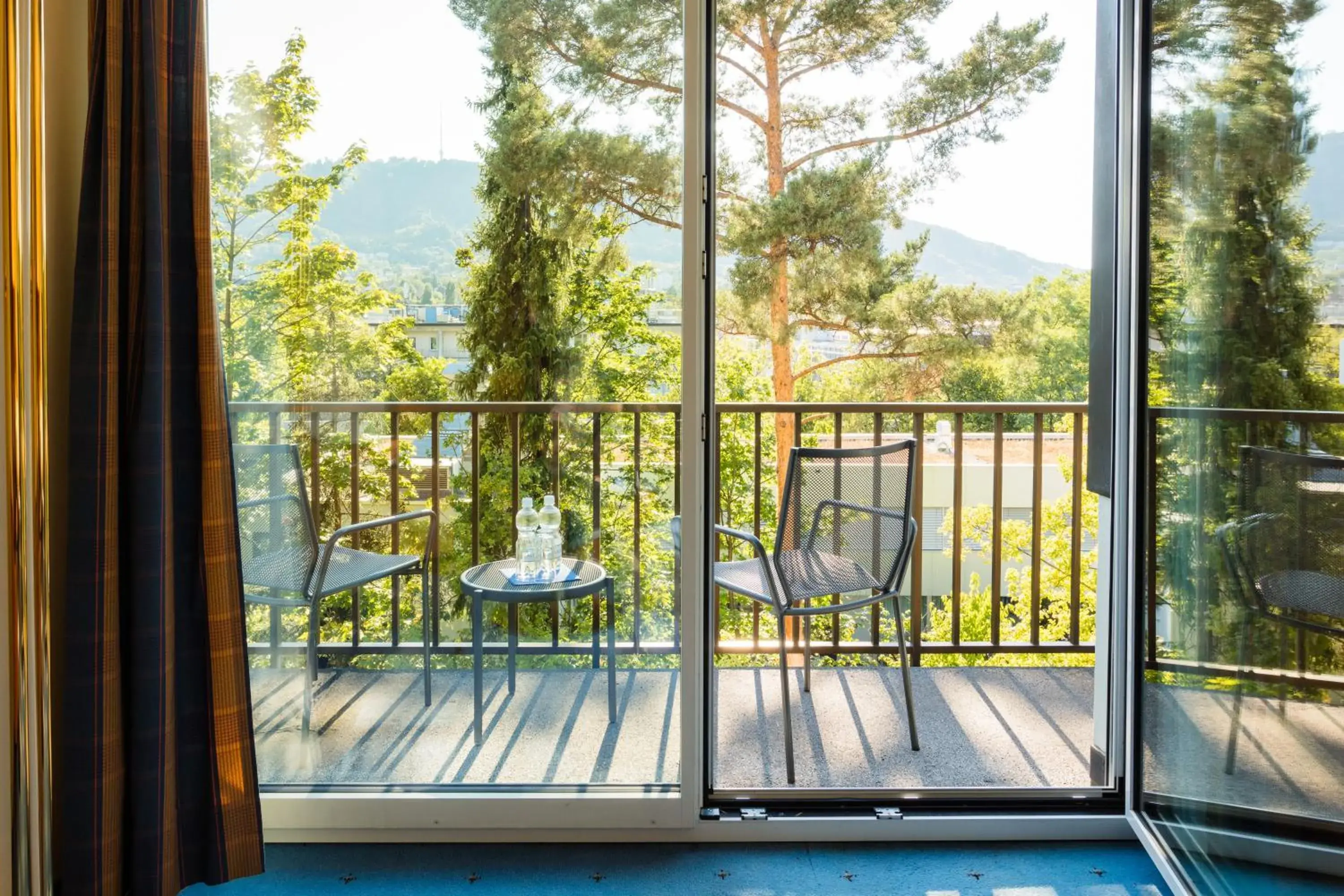 Balcony/Terrace in Engimatt City-Gardenhotel