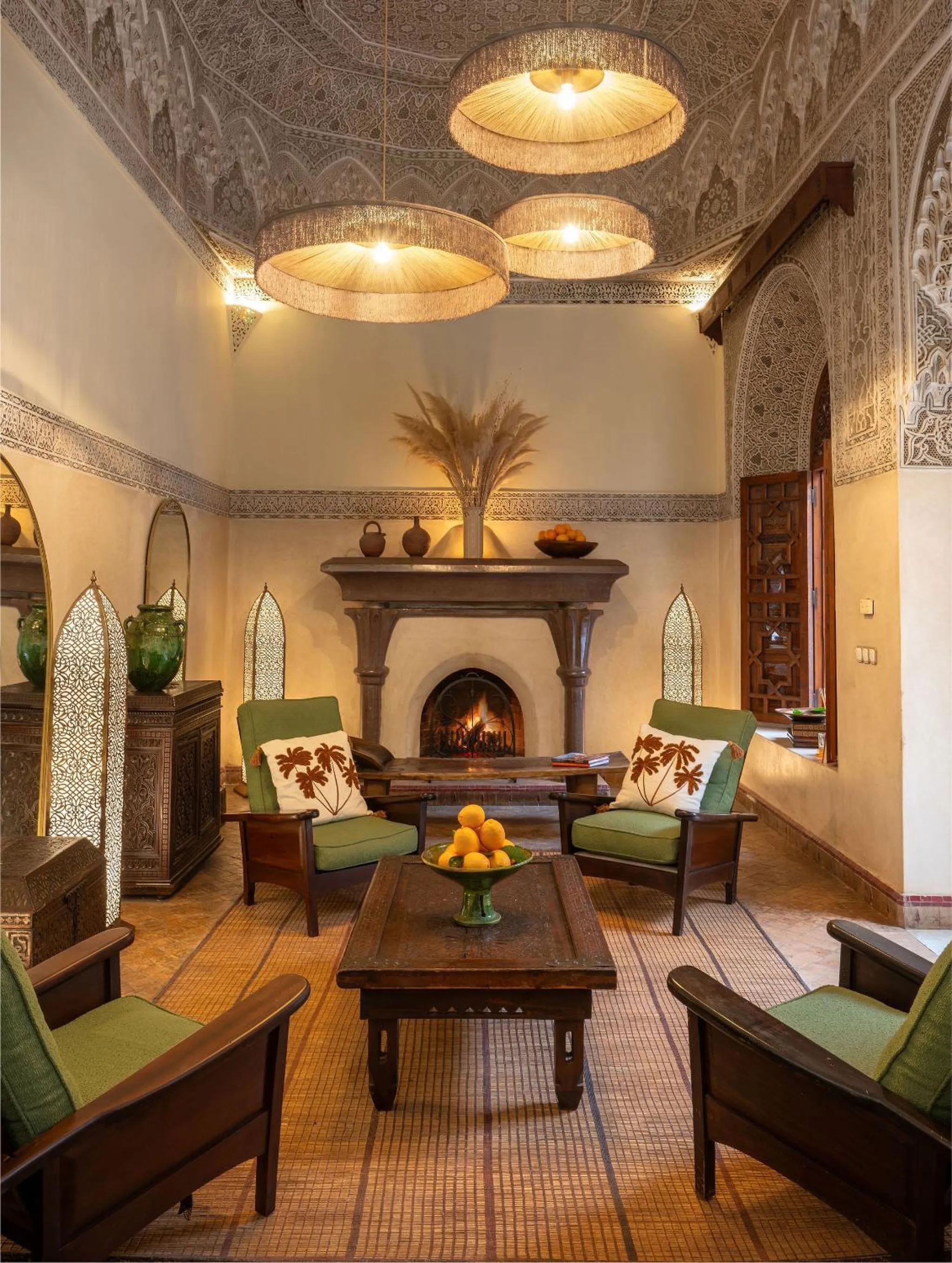 Living room in La Villa des Orangers - Relais & Châteaux