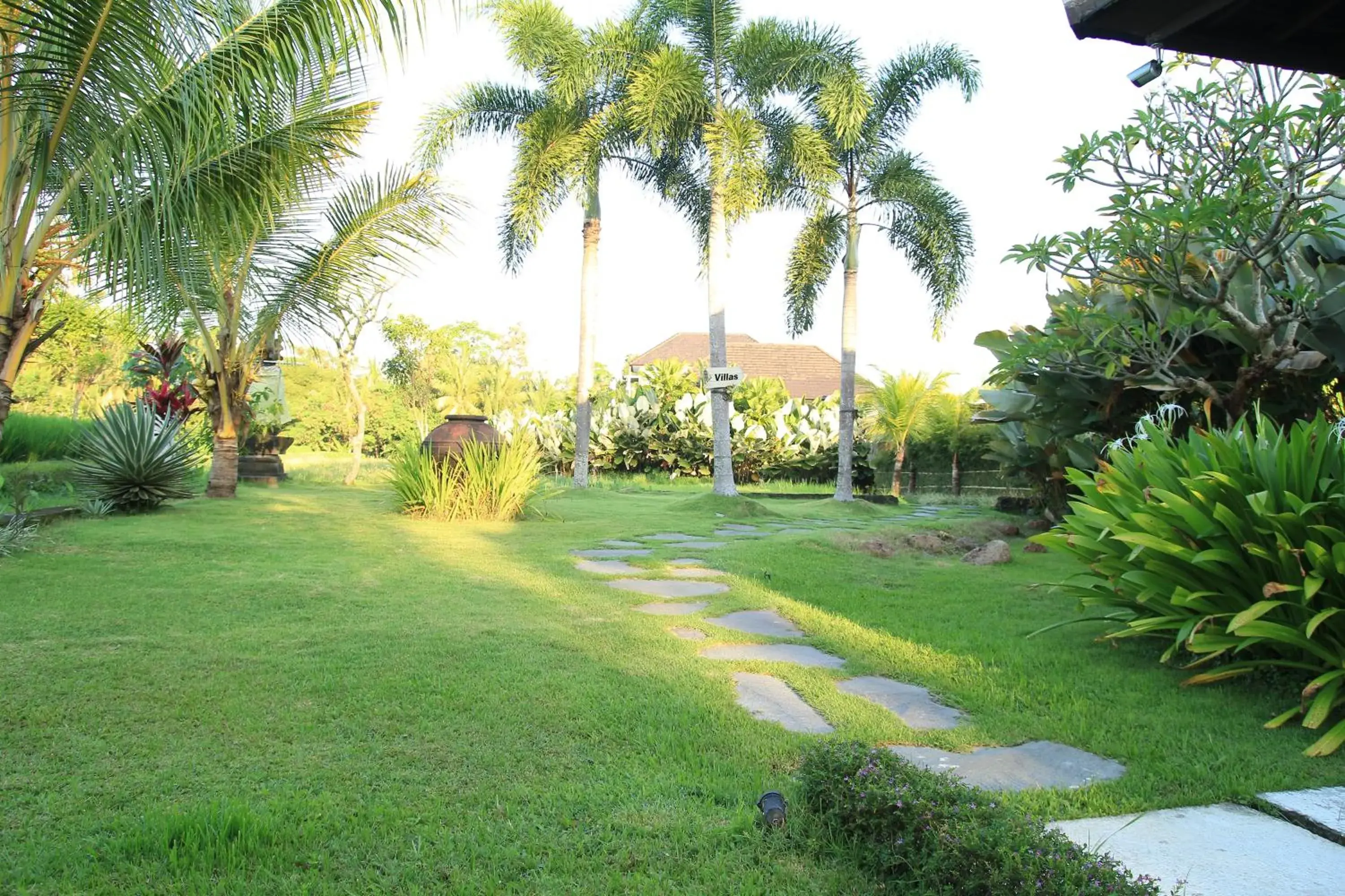 Garden in The Samara Villas & Restaurant