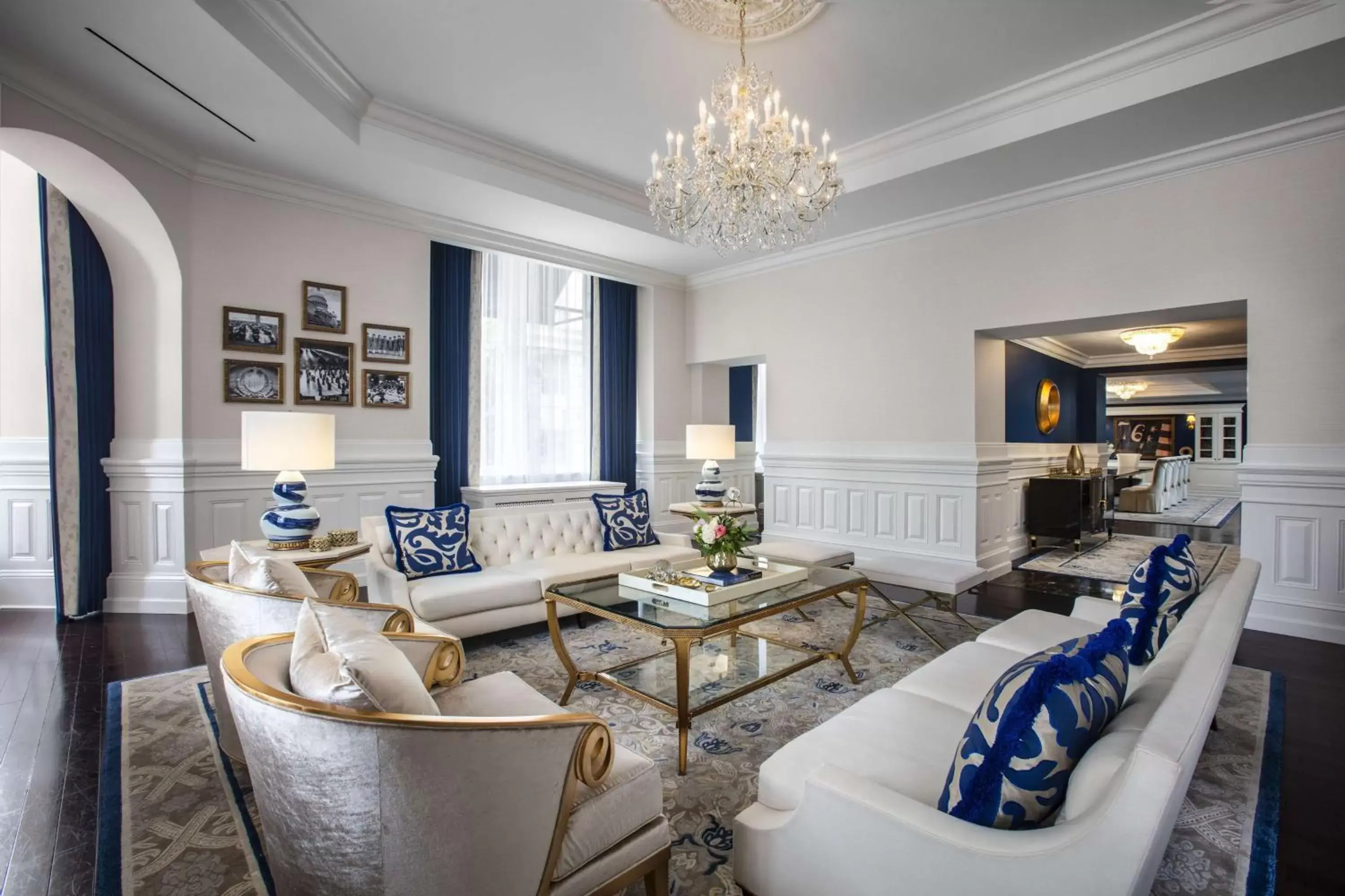 Living room, Seating Area in Waldorf Astoria Washington DC