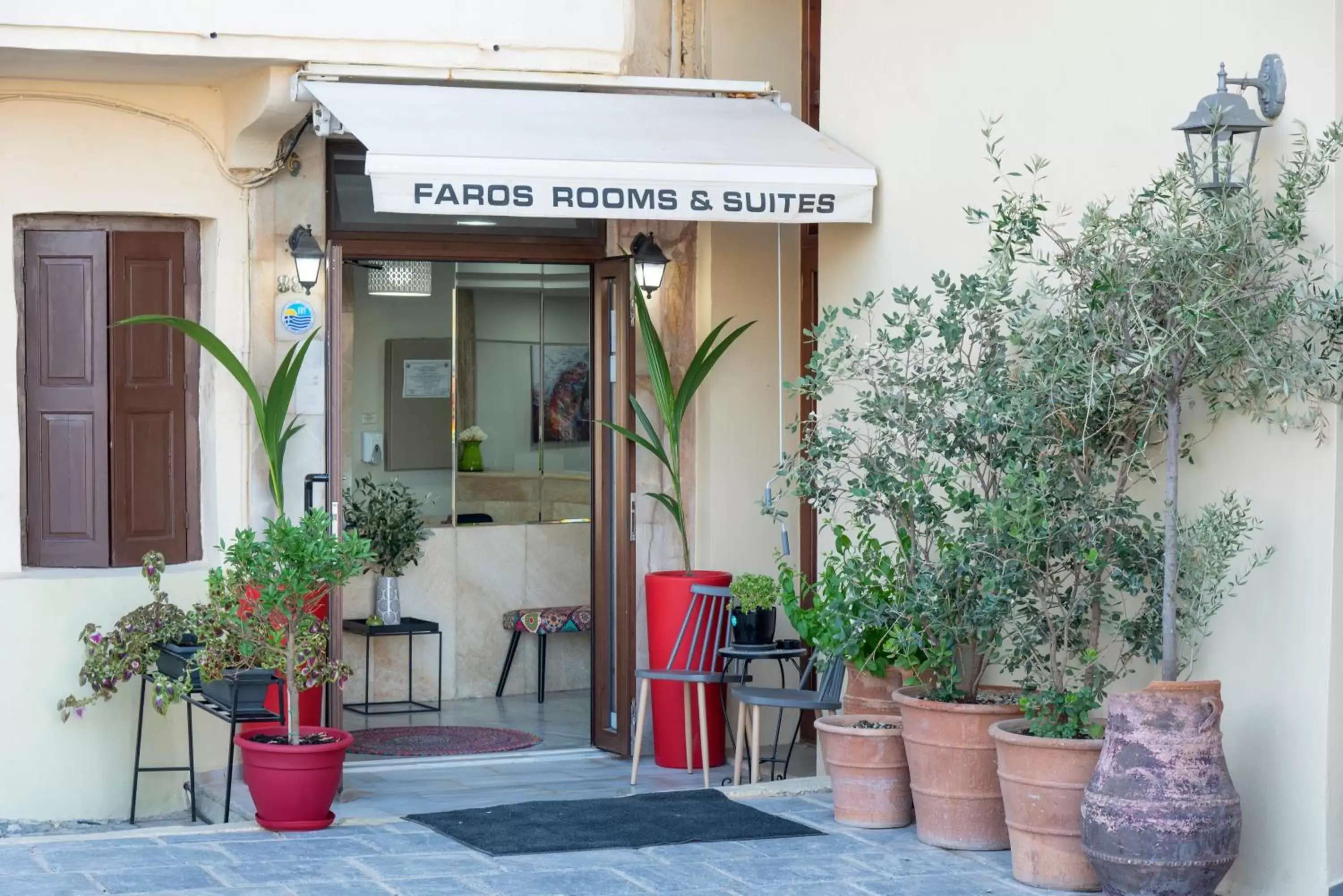 Lobby or reception in Faros Rooms Lobby or reception in Faros Rooms