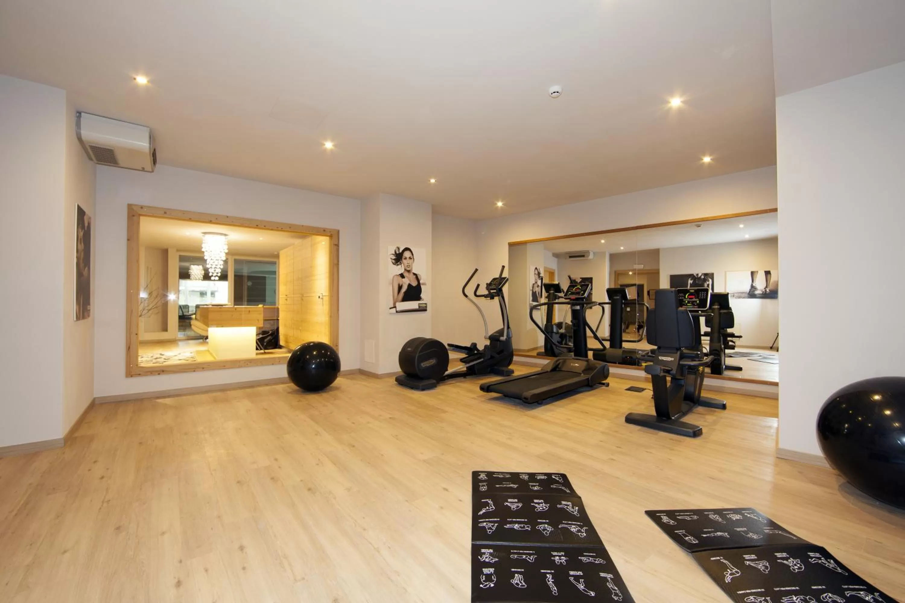 Fitness centre/facilities in Aparthotel Wellness Villa di Bosco