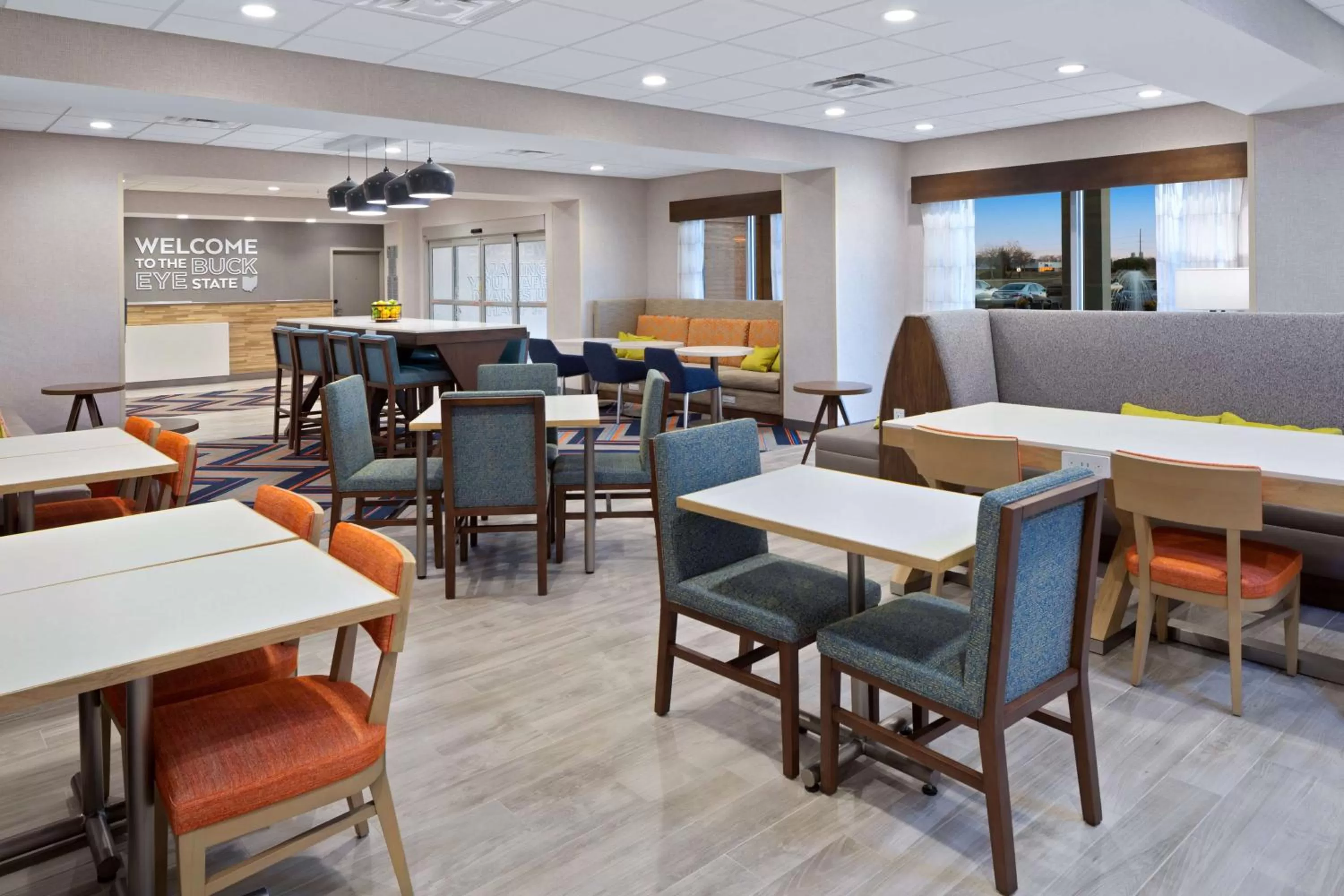 Breakfast in Hampton Inn Circleville, Oh