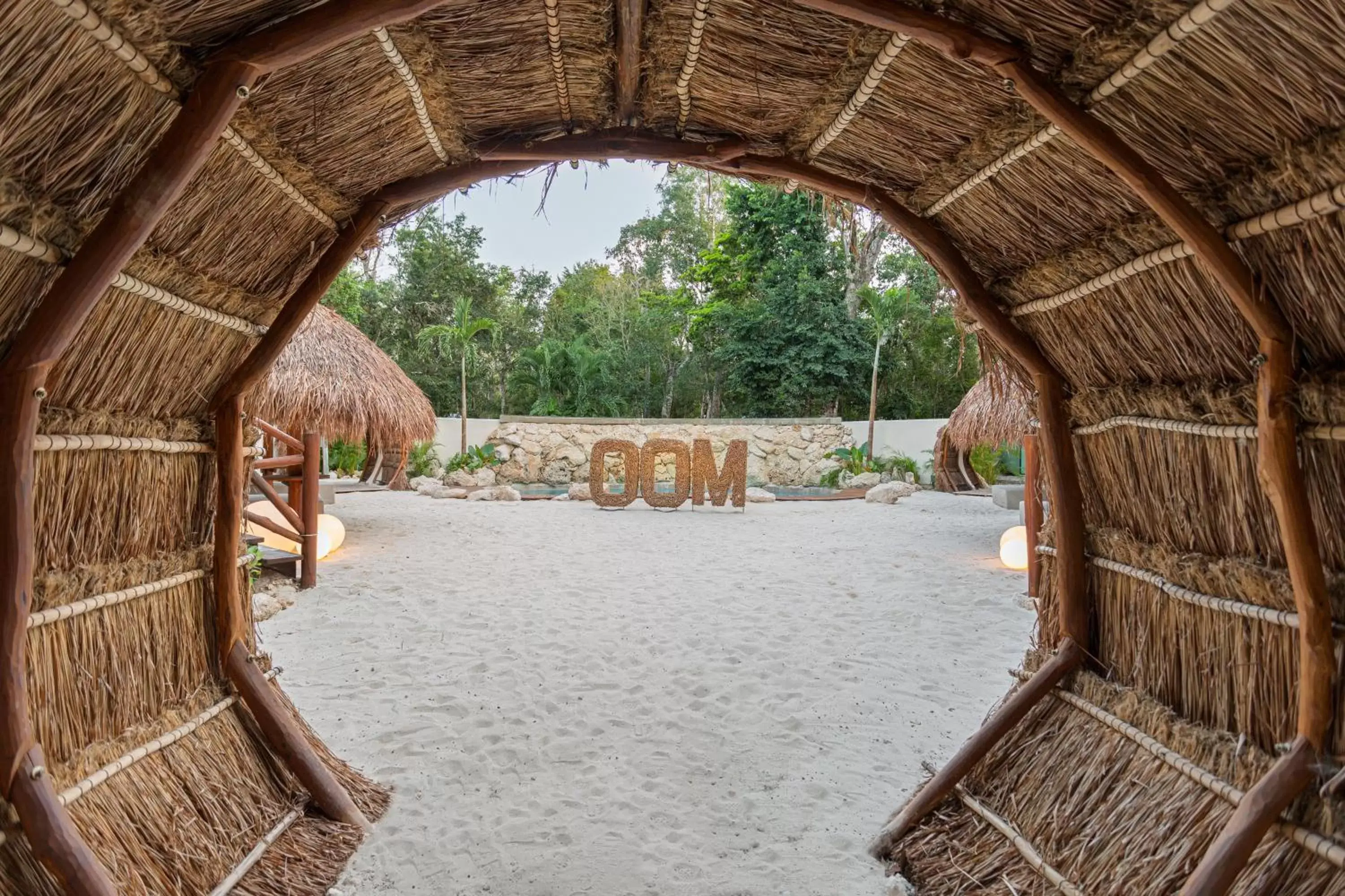 Patio in Oom Bubble Boutique Riviera Cancun